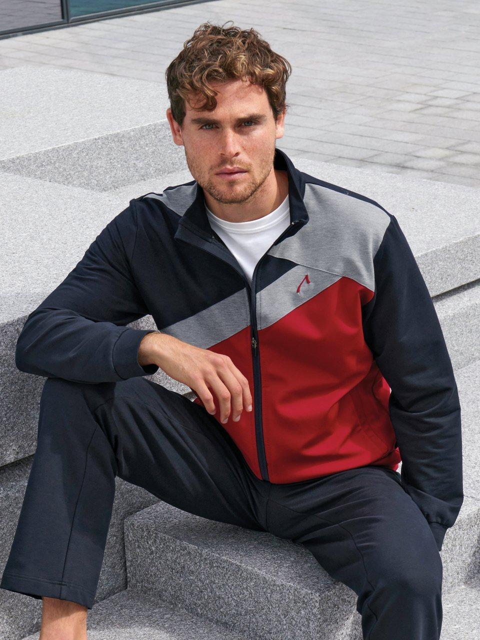 Authentic Klein La veste de jogging en jersey confortable marine