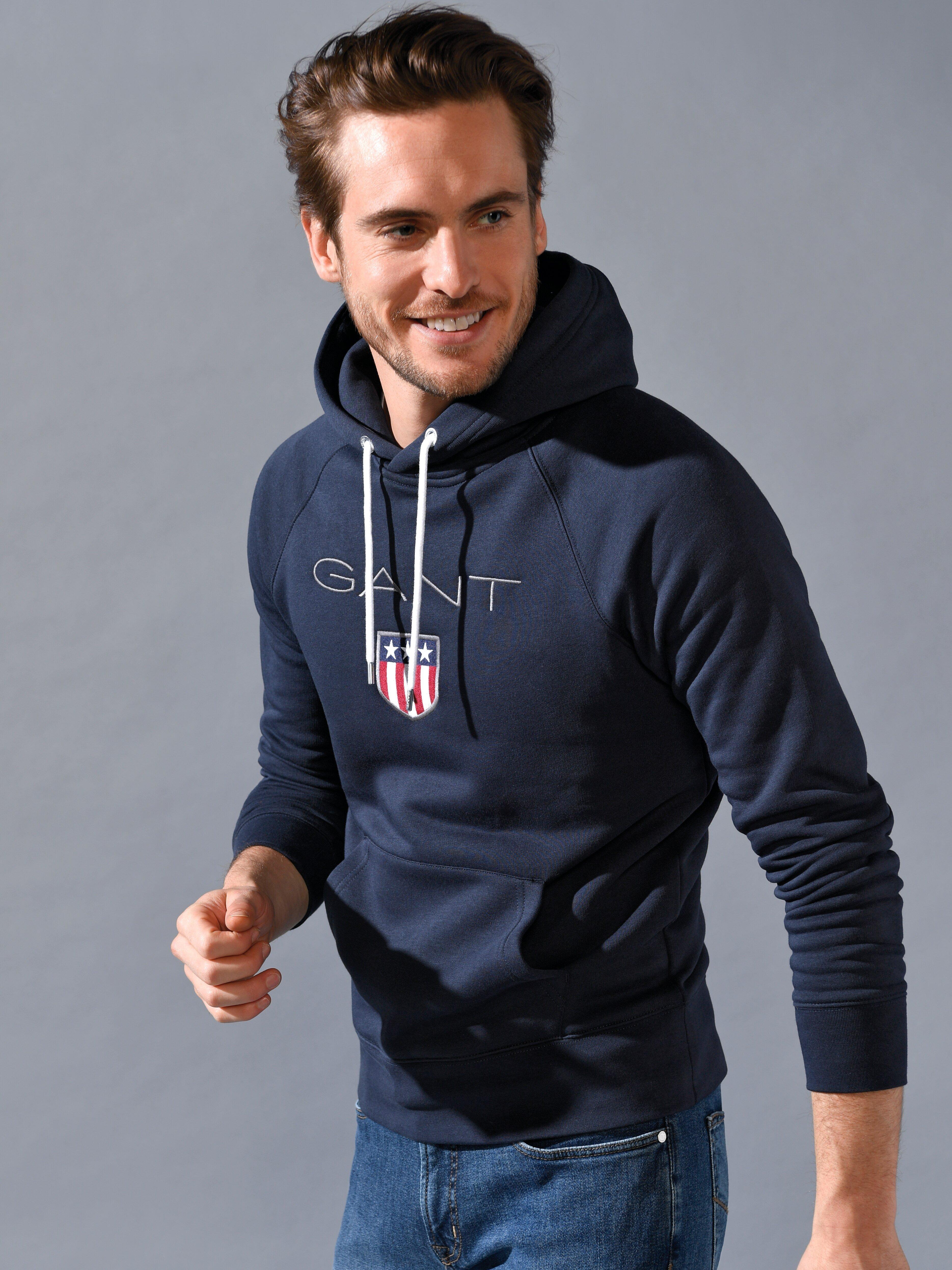 gant hoodie navy