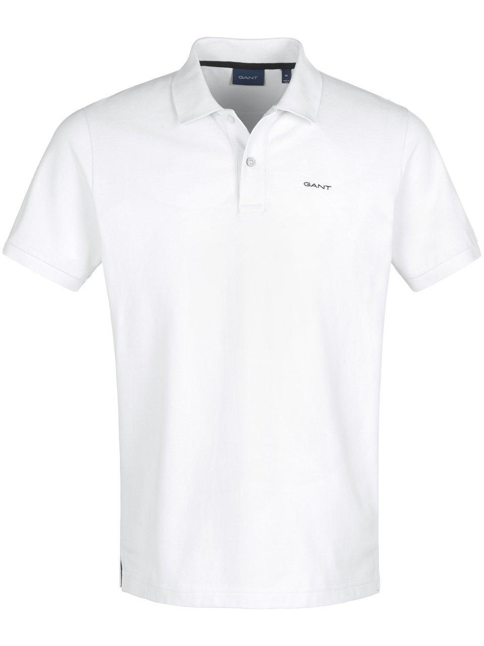 Poloshirt 100% katoen Van GANT wit