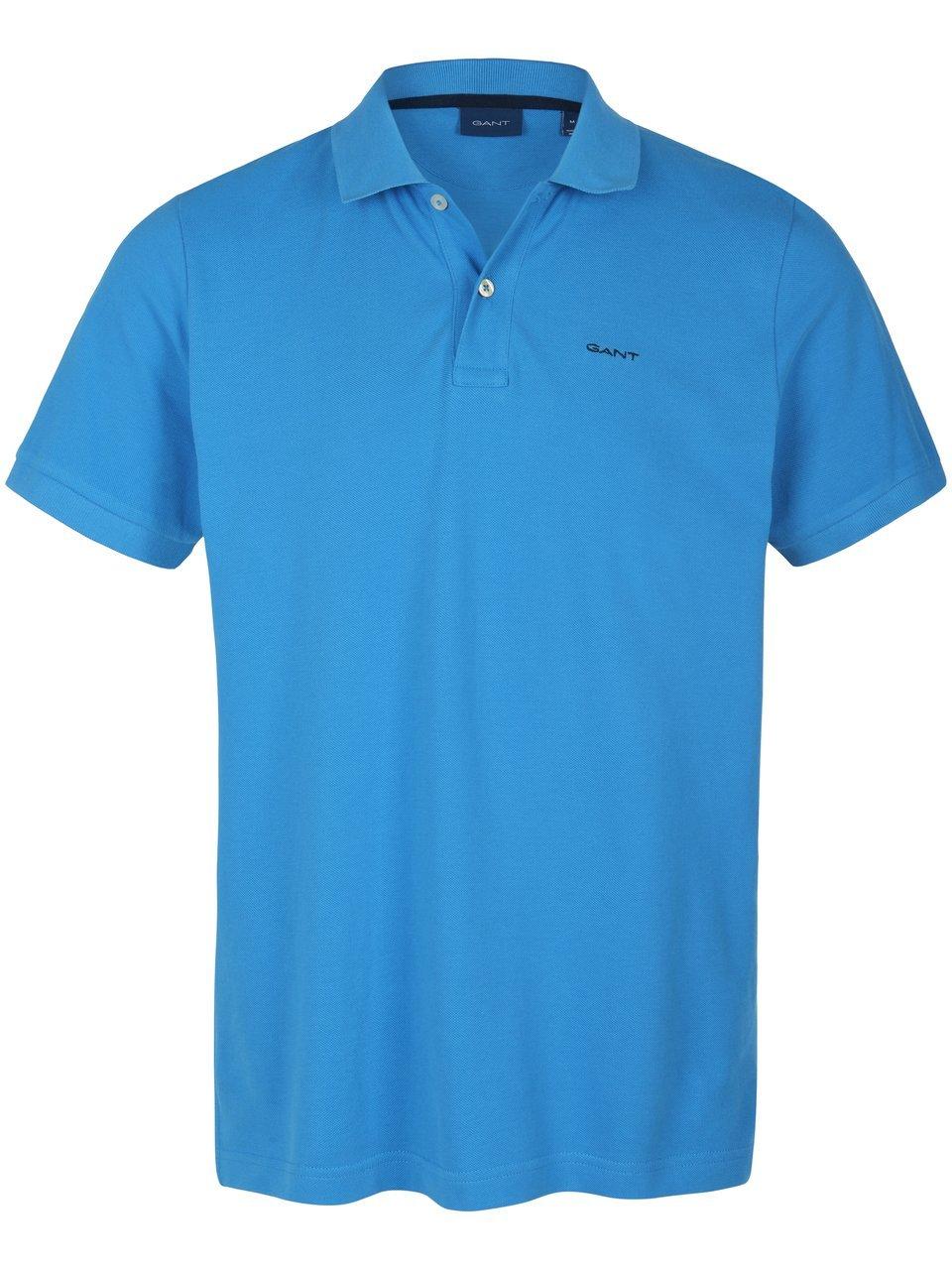 Poloshirt 100% katoen Van GANT blauw