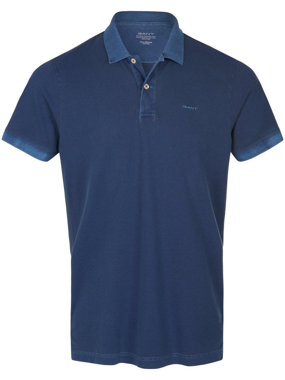 Gant - Polo Sunfaded Navy - Regular-fit - Heren Poloshirt Maat L