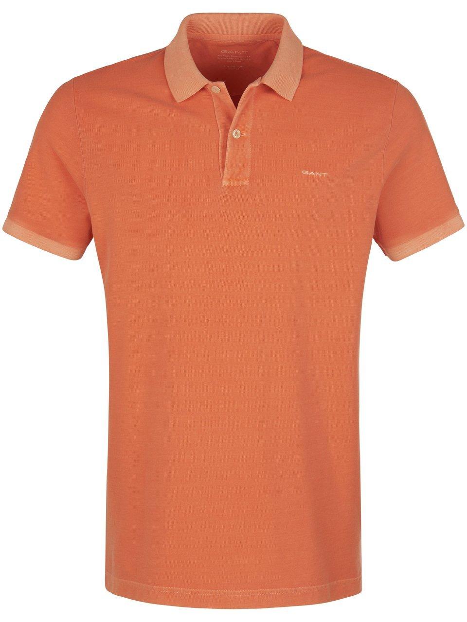 Poloshirt 100% katoen Van GANT oranje