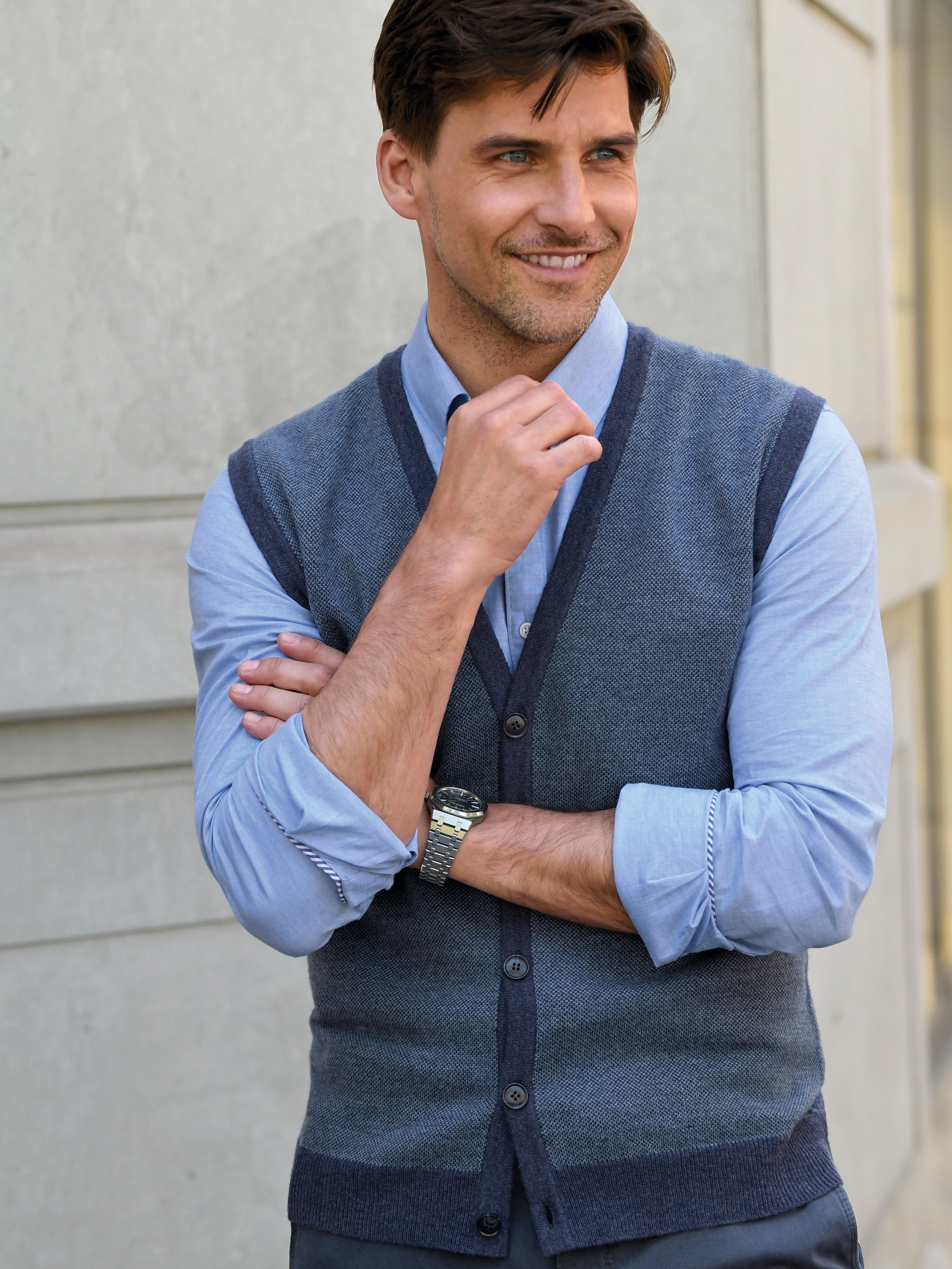 Peter Hahn - Strickweste aus 100% Schurwolle LAMBSWOOL