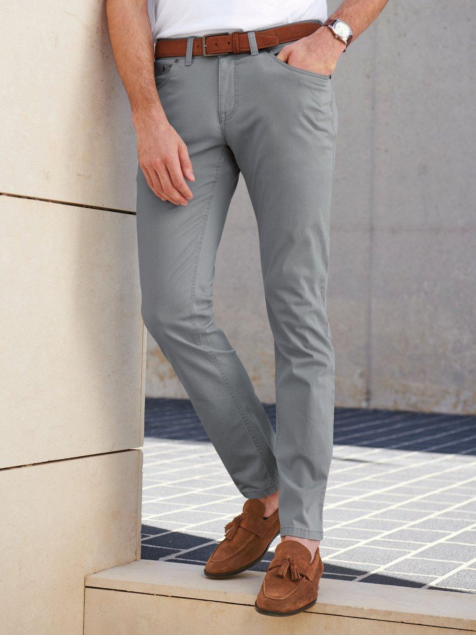 Modern Fit-broek model Bill Van gardeur grijs