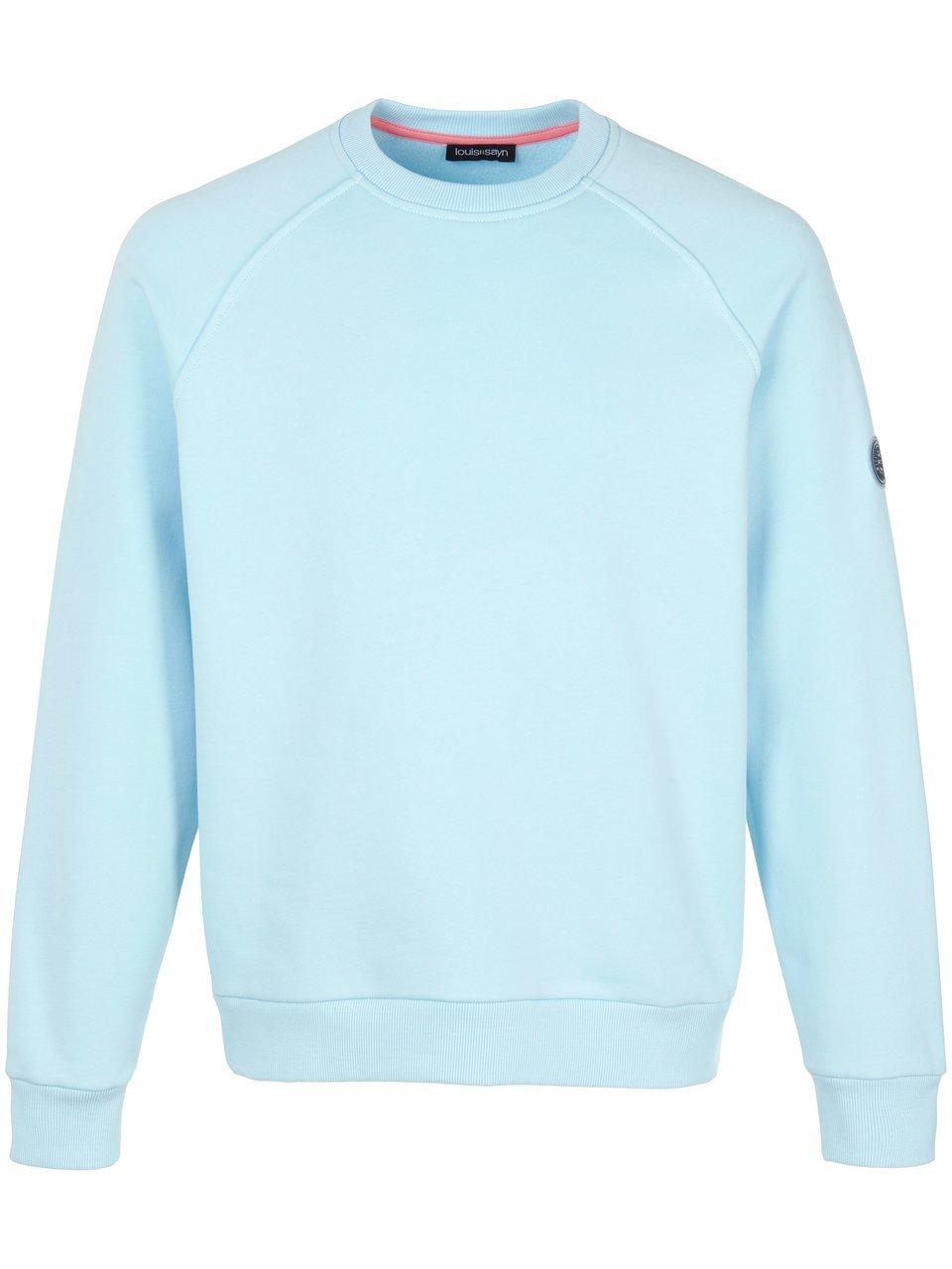 Sweatshirt 100% katoen raglanmouwen Van Louis Sayn blauw