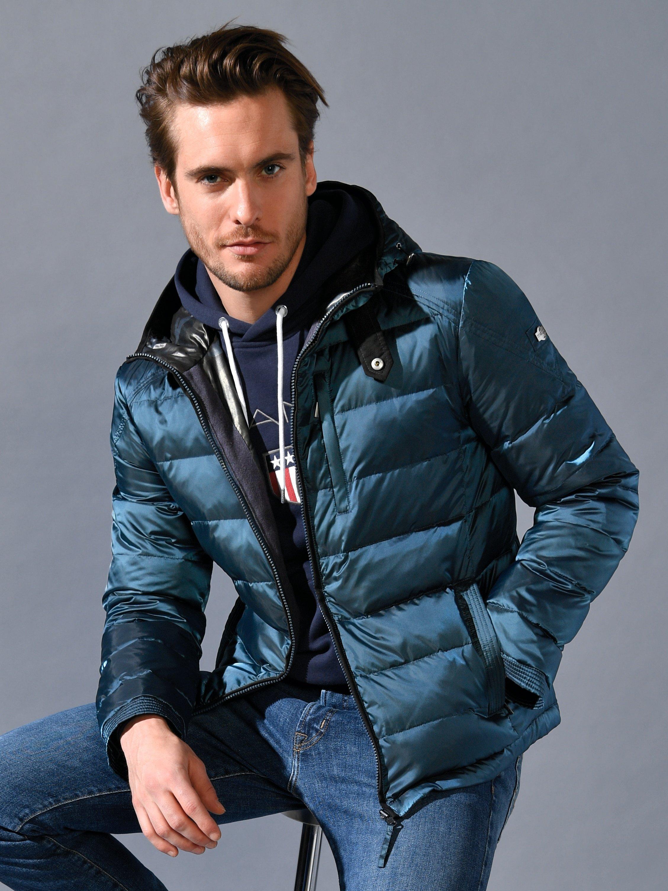Steinbock - Steppjacke mit Kapuze