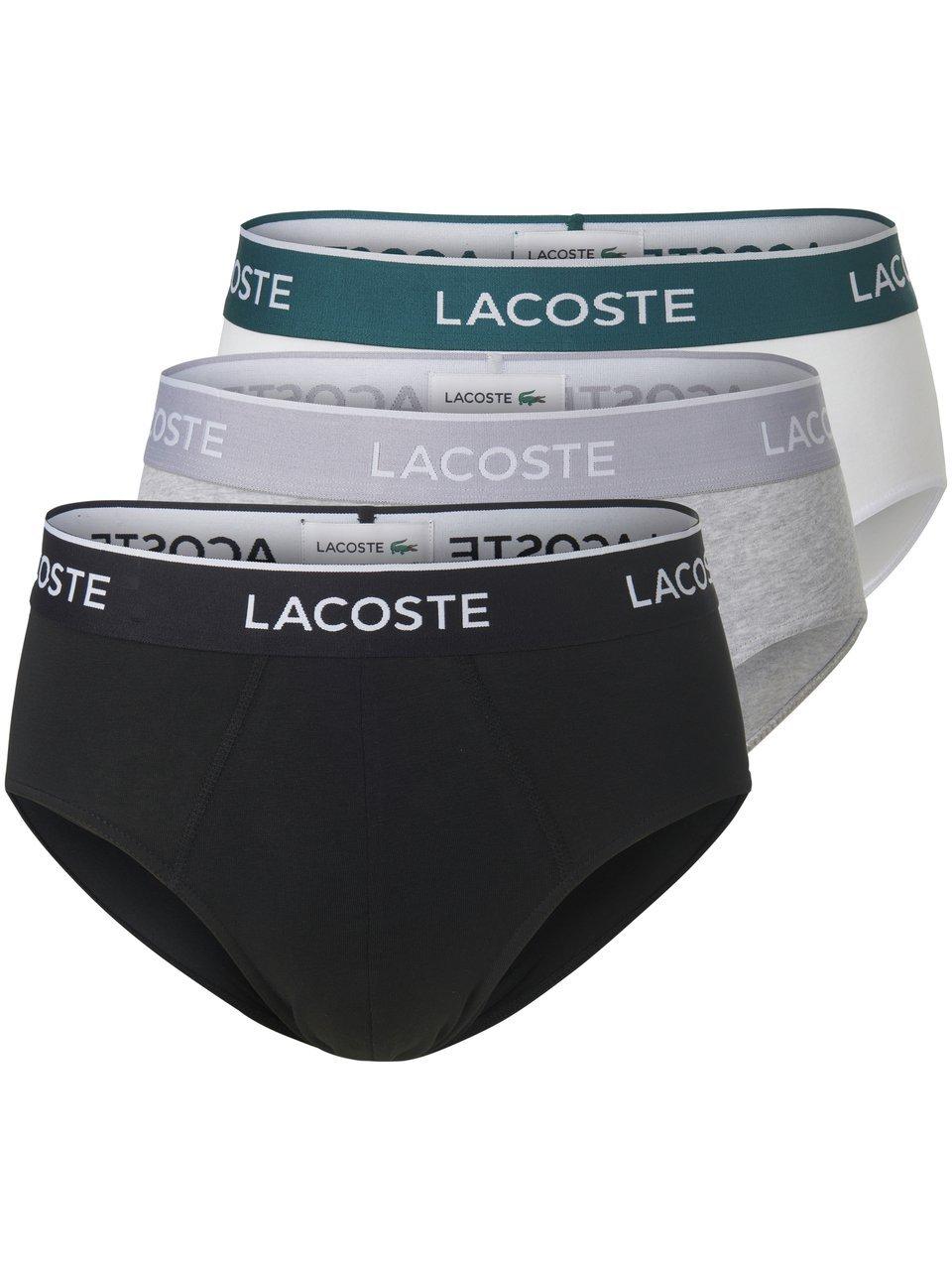 Lacoste Le cale on noir blanc