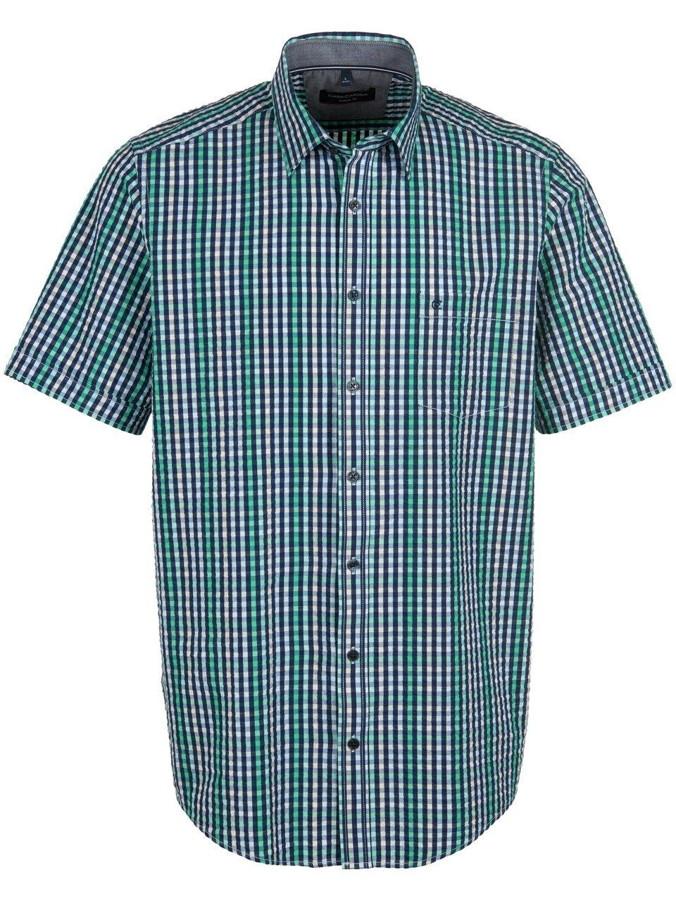 Casa Moda Korte mouw Overhemd - 934007600 Blauw (Maat: L)