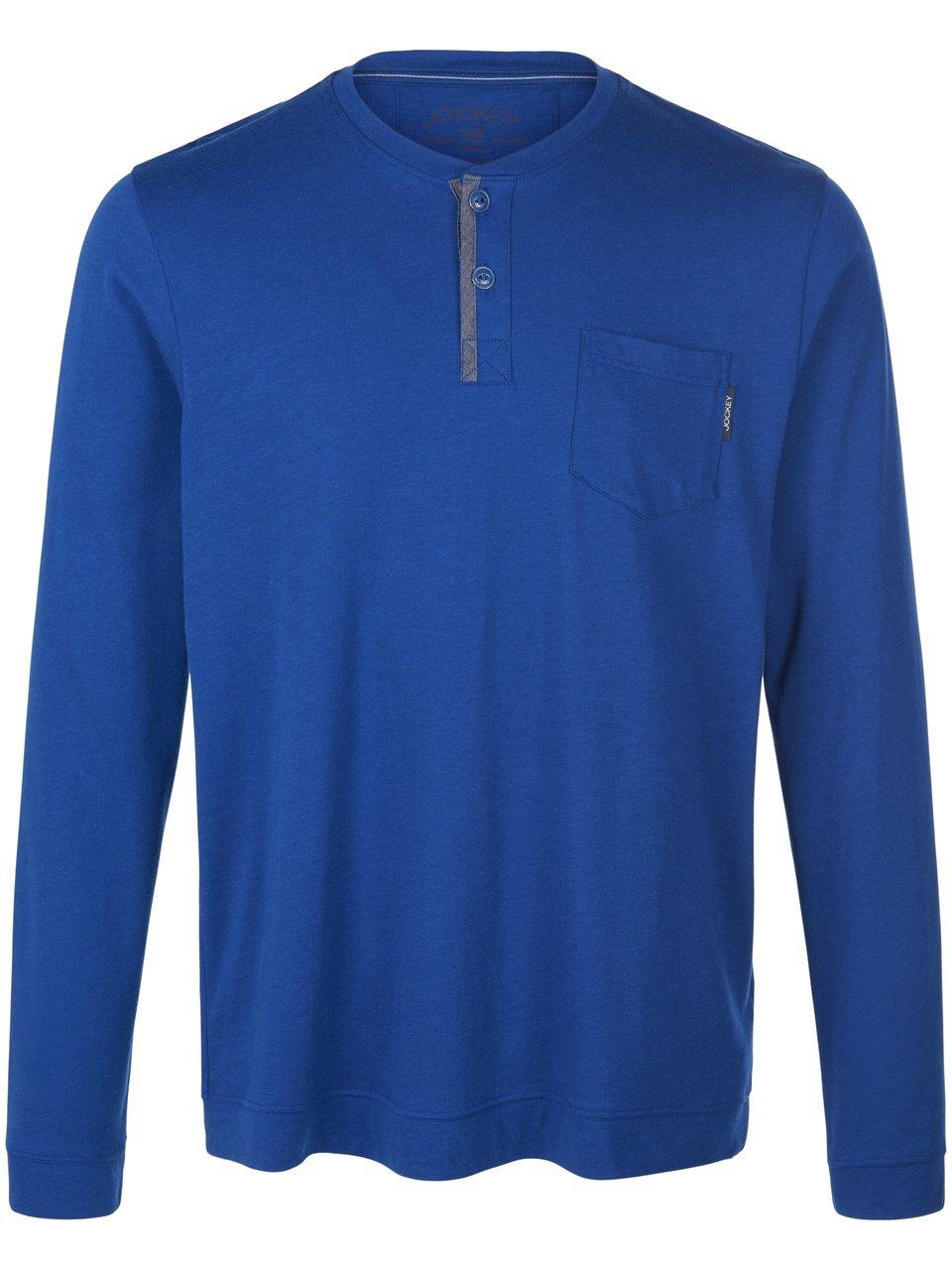 Pyjamashirt lange mouwen Van Jockey blauw