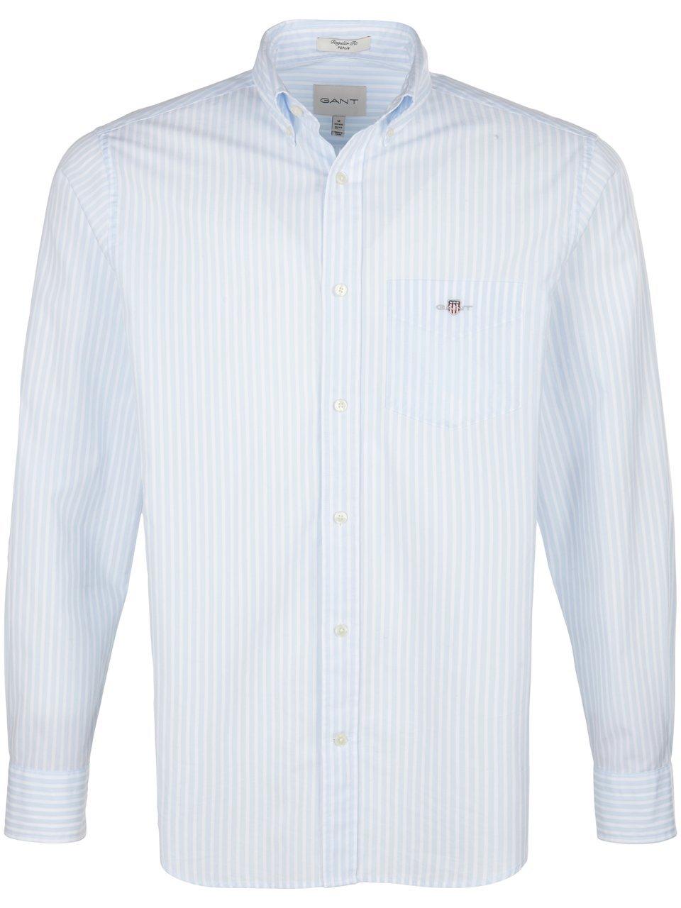 Overhemd 100% katoen Van GANT blauw