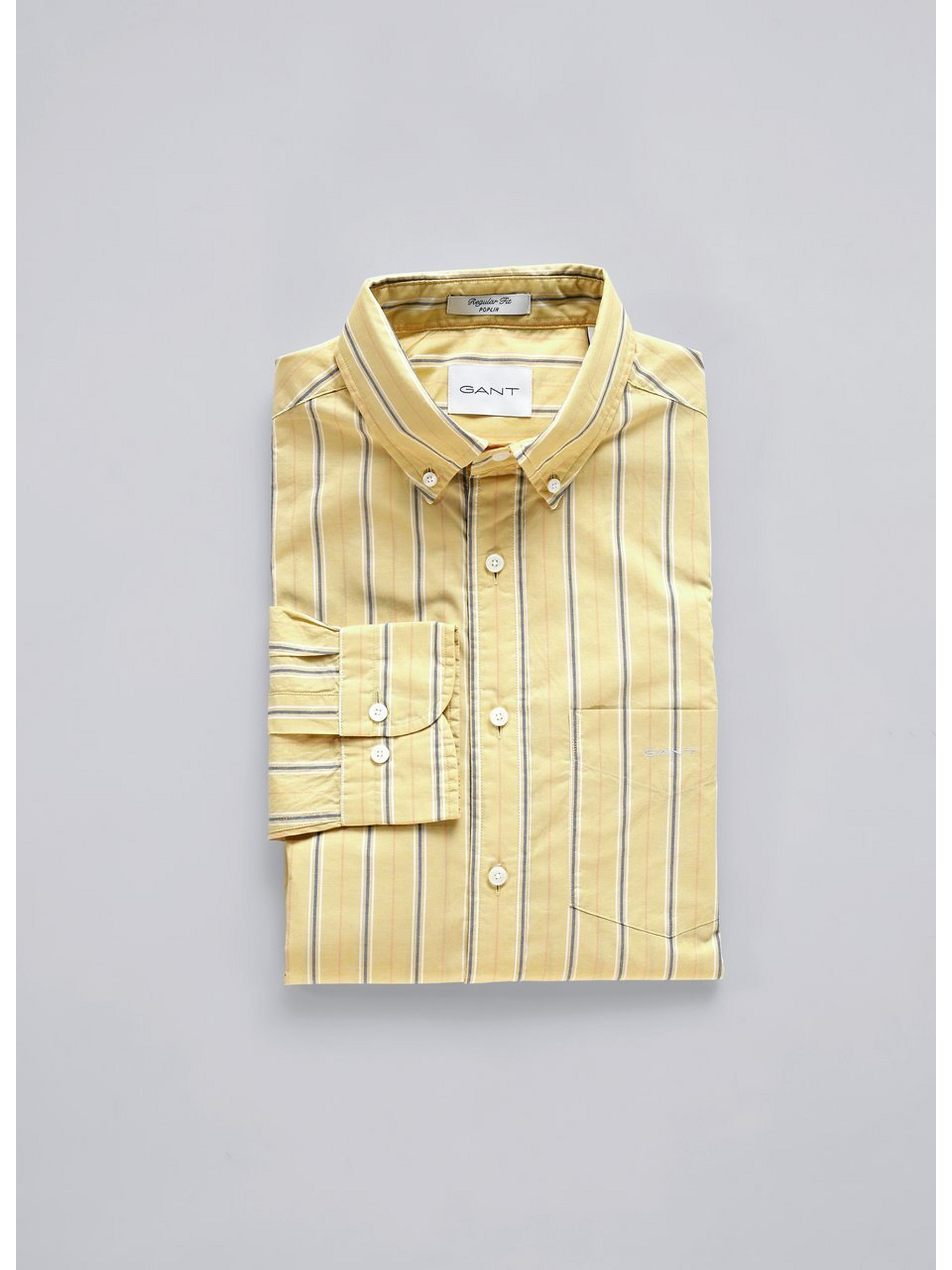 Gestreept overhemd Van GANT geel