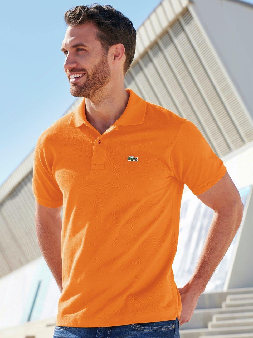 Poloshirt 100% katoen model L1212 Van Lacoste oranje