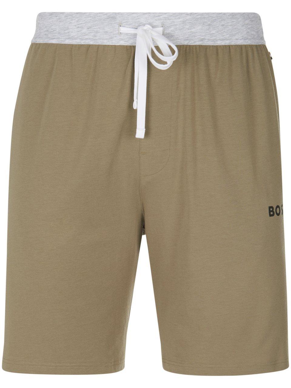 Pyjamabroek 'Balance Shorts' Van BOSS groen