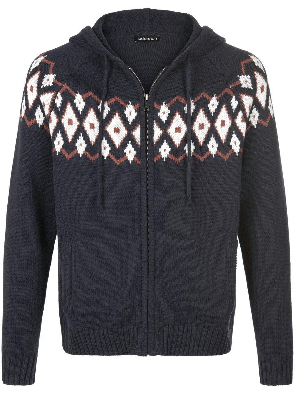 Strickjacke Louis Sayn blau günstig online kaufen