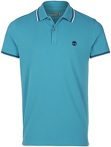 timberland - Polo-Shirt SS Tipped Polo  blau