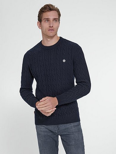 Timberland - Rundhals-Pullover Lambwool Cable