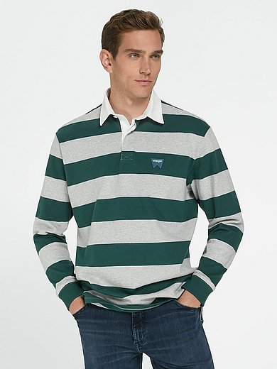 Wrangler - Polo-Shirt - Grau/Grün