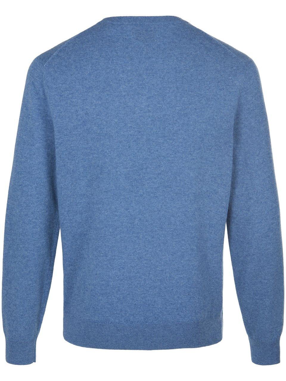 GANT Gebreide trui V-hals Van blauw