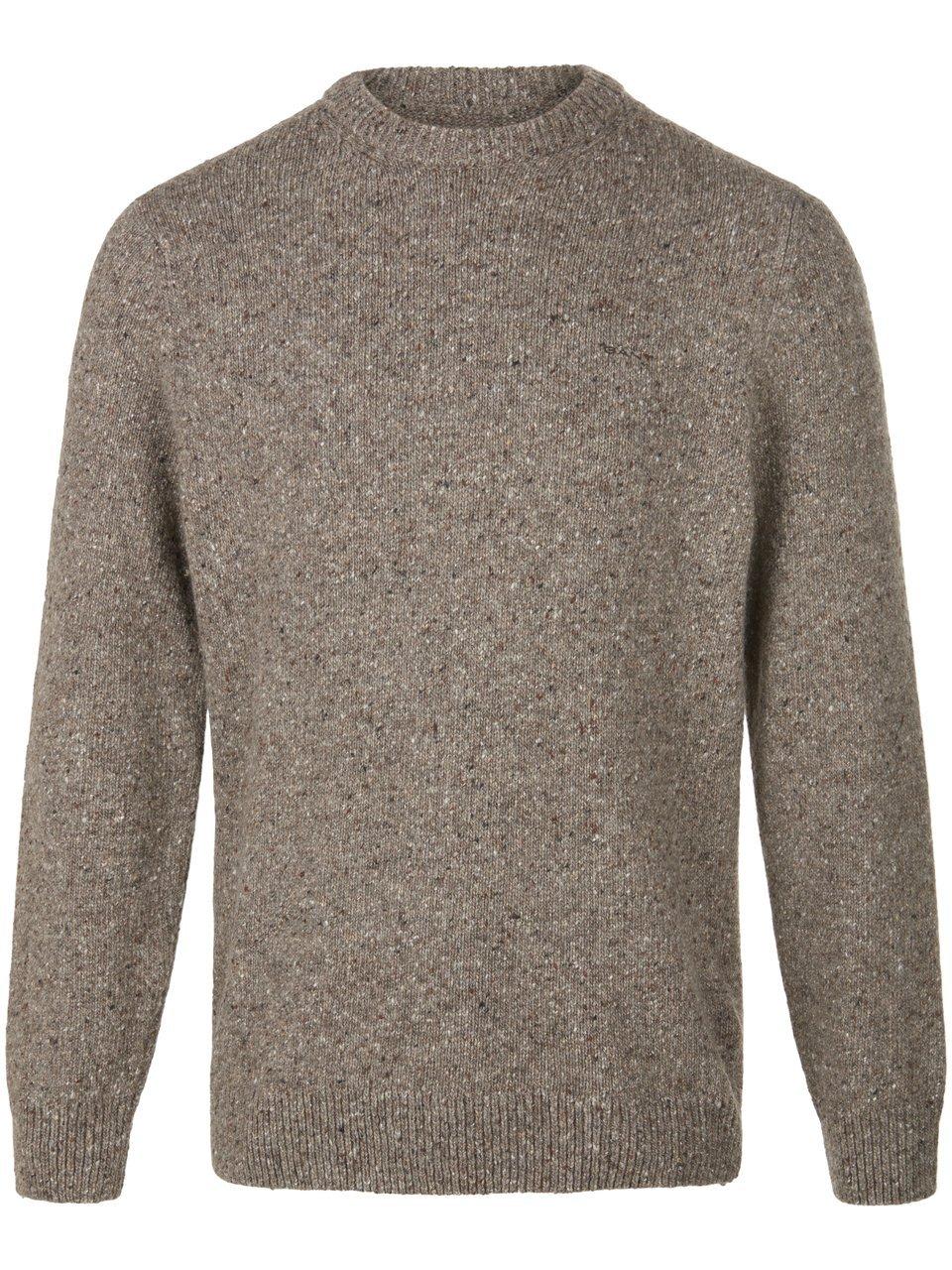 GANT Trui ronde hals in tweed-look Van grijs