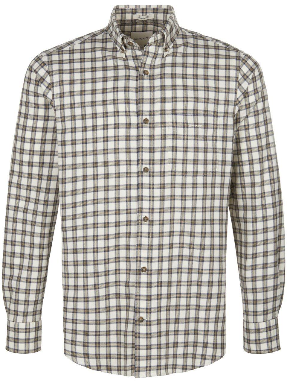GANT Geruit overhemd 100% katoen Van wit