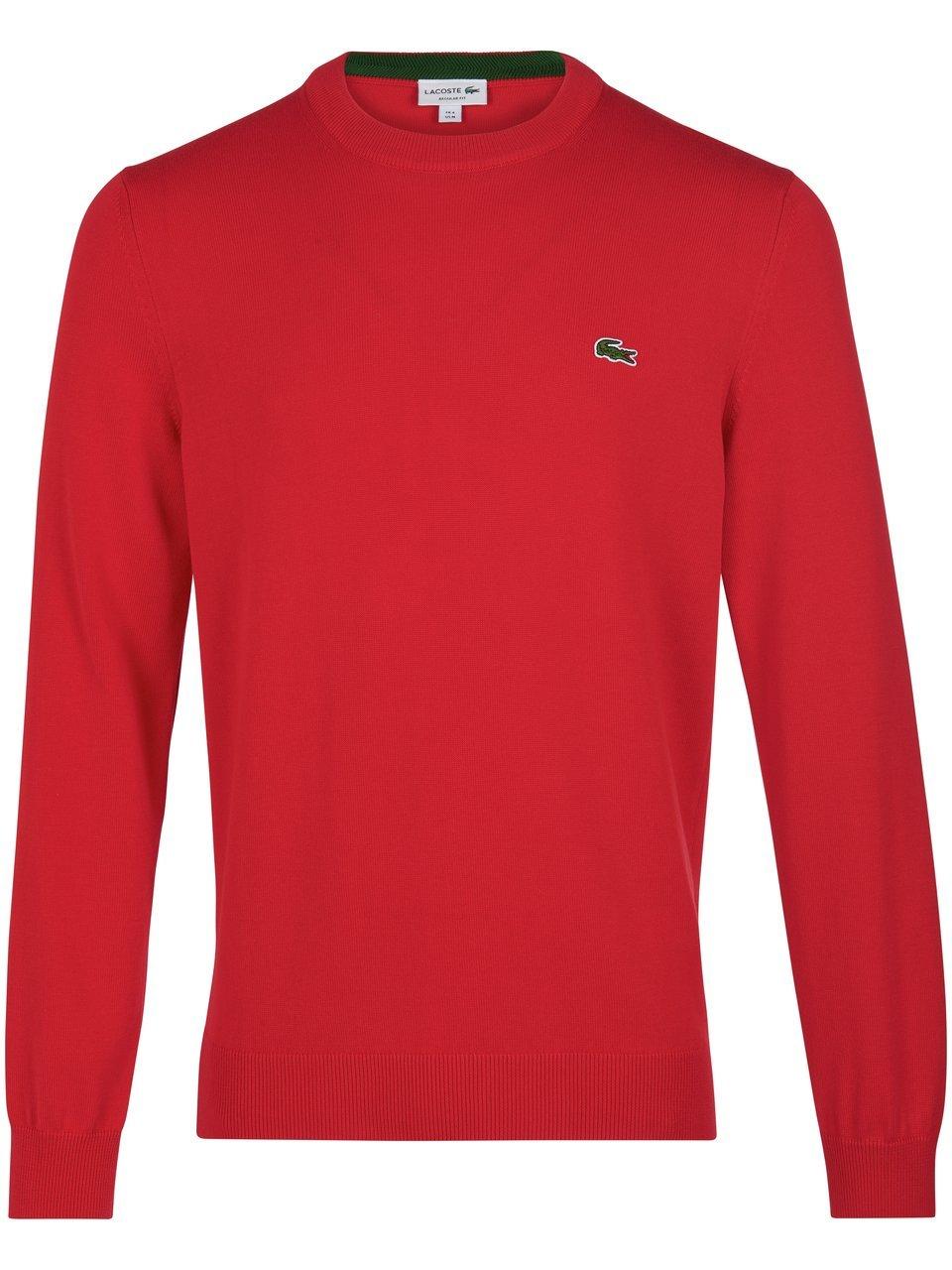 Trui ronde hals Van Lacoste rood