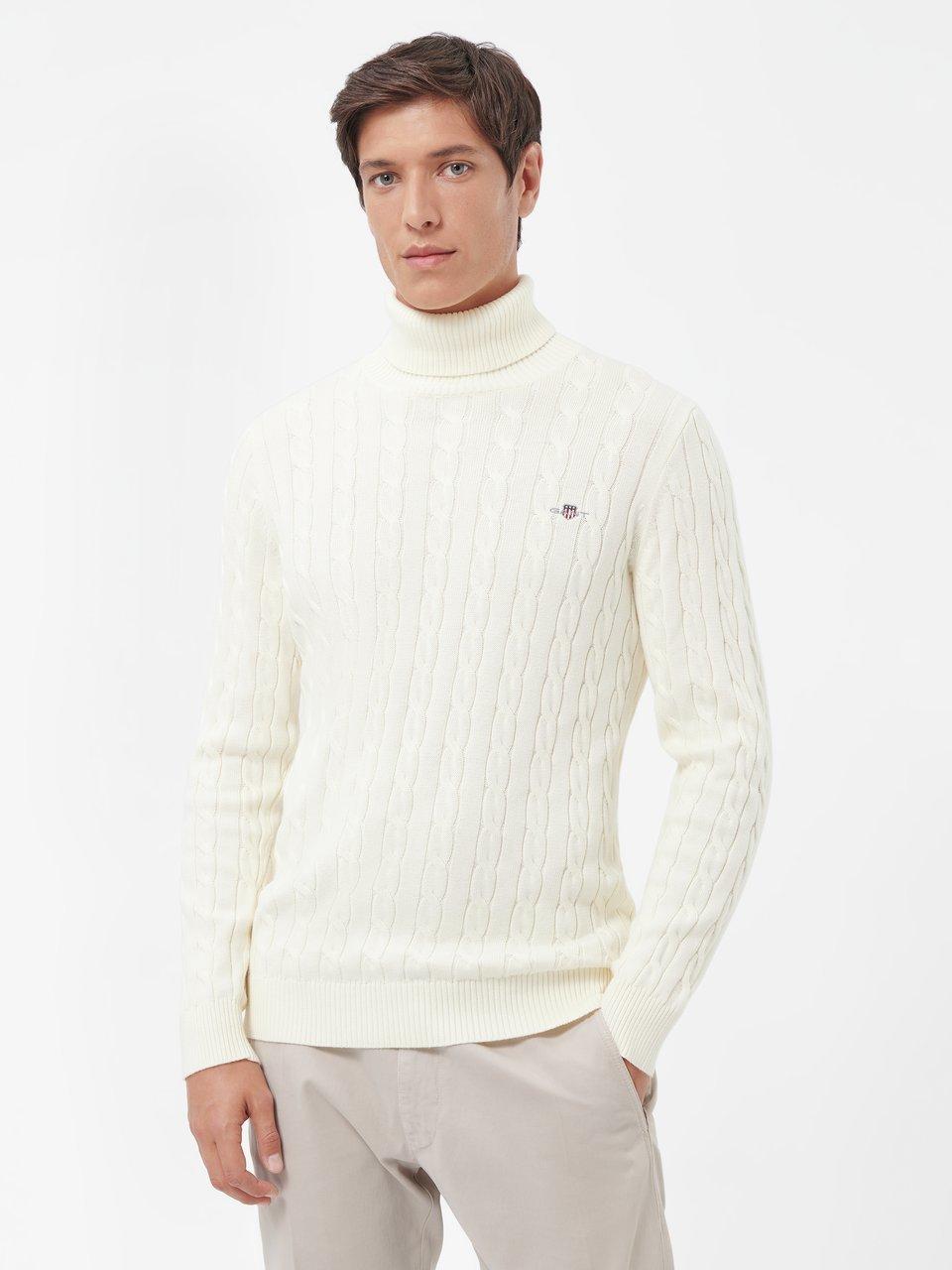 GANT - Coltrui COTTON CABLE TURTLE NECK