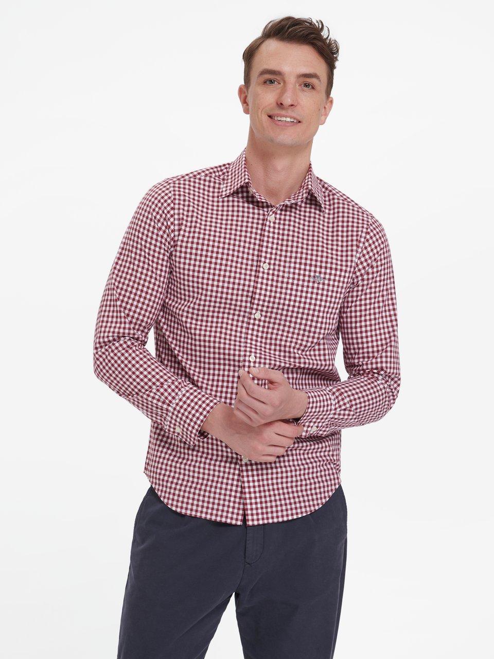 GANT - Hemd „Reg Poplin Gingham Shirt“