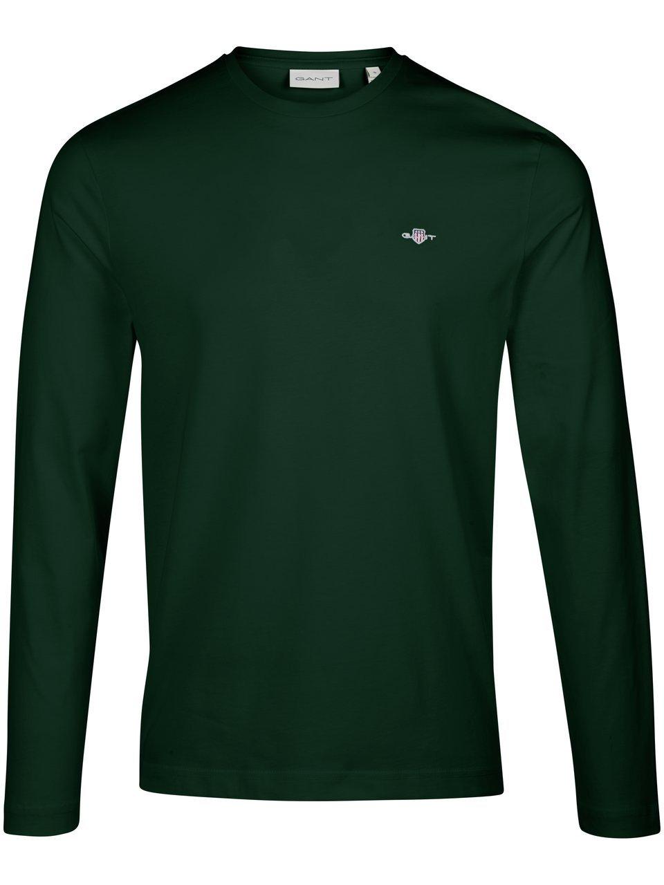 Shirt 'REG SHIELD LS T-SHIRT' Van GANT groen