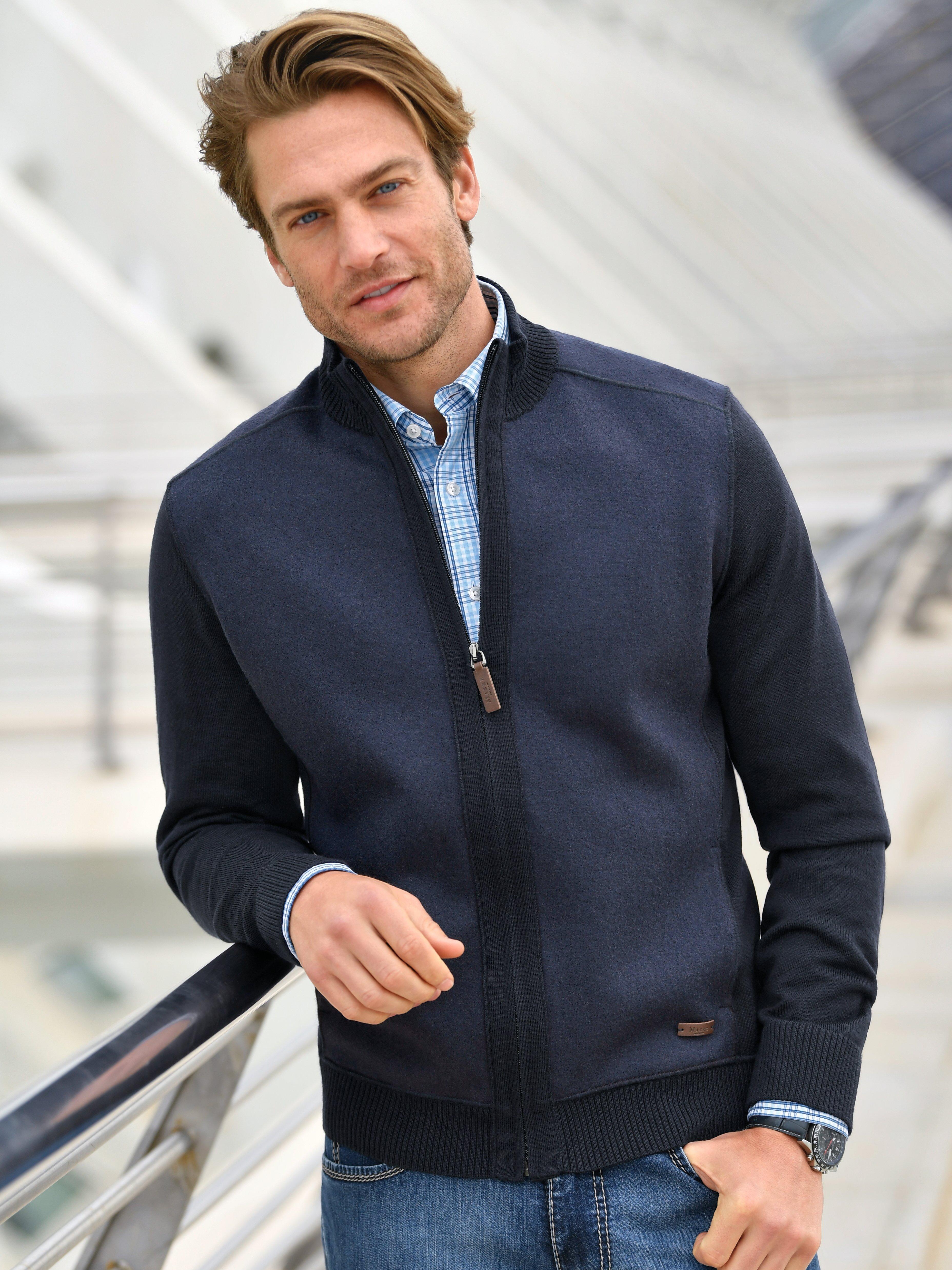 MAERZ Muenchen - Strickjacke mit Stehbund-Kragen