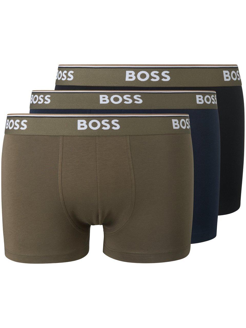 HUGO BOSS Power trunks (3-pack) - heren boxers kort - multicolor (set met verschillende kleuren) - Maat: M