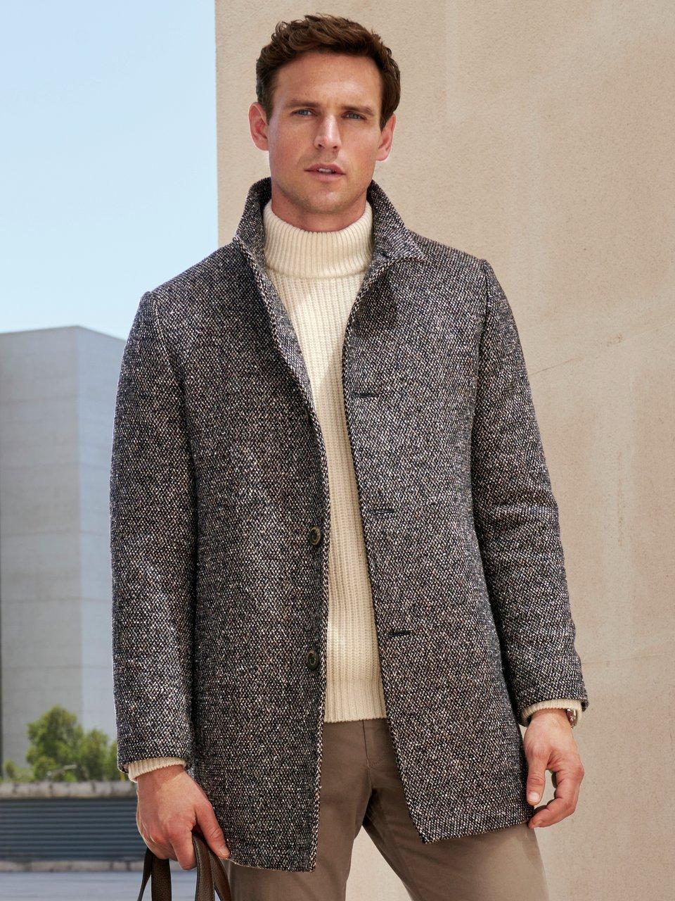 Brauner Jagd Tweed Wintermantel   Herren Woll Tweed Mantel Für Den Winter – Celtic Tweed