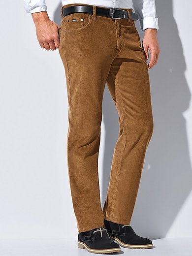 Brax Feel Good - Corduroy trousers - Design COOPER FANCY - rust