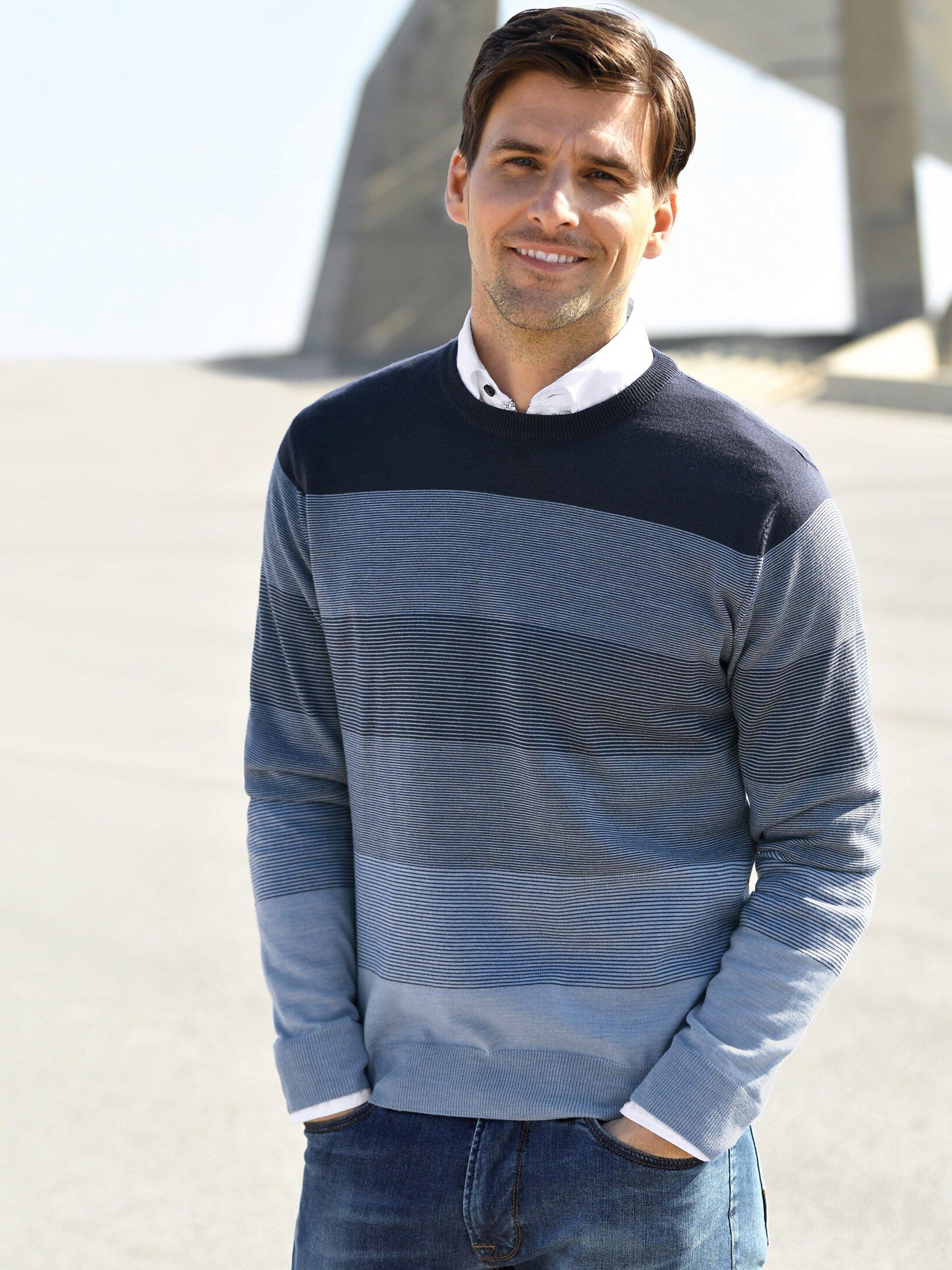 Louis Sayn - Rundhals-Pullover aus 100% Schurwolle von FILIVIVI