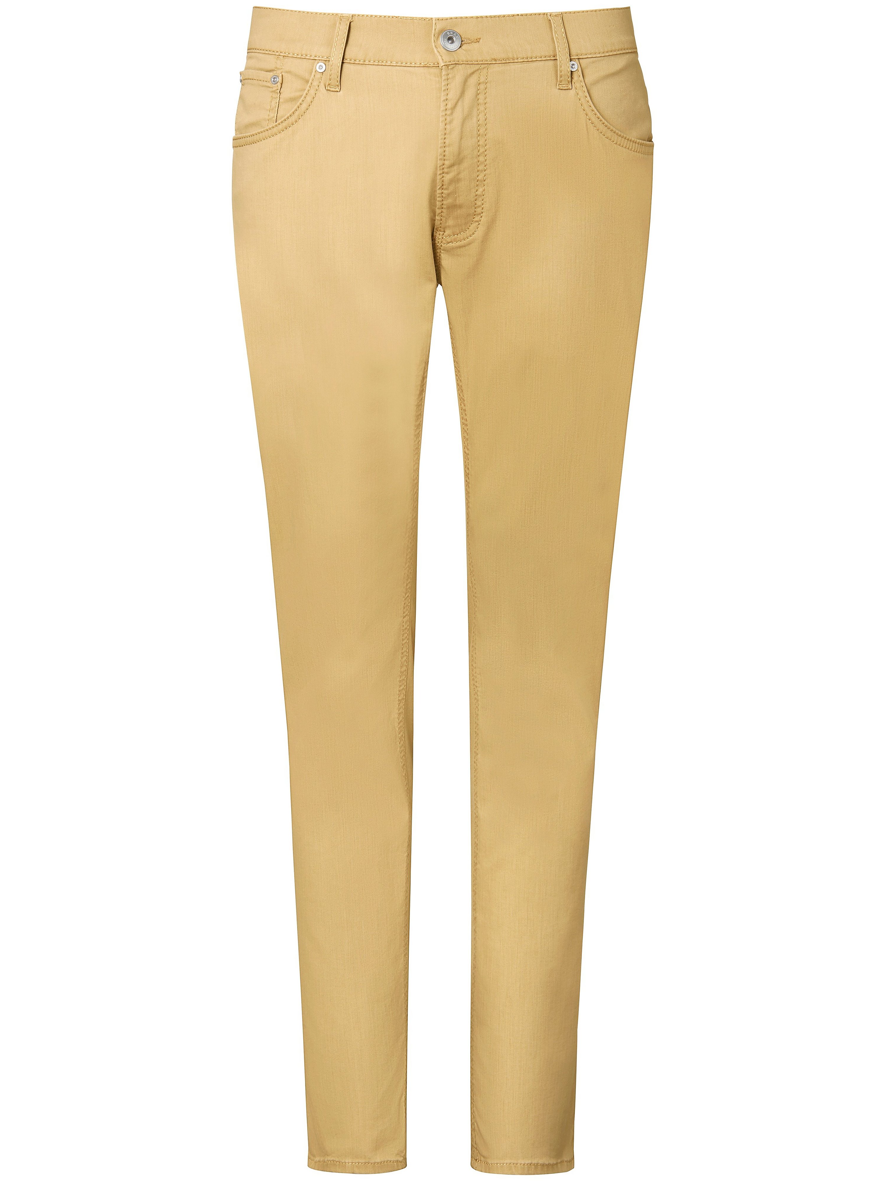 Jeans model Cadiz elastisch Color Denim Van Brax Feel Good geel