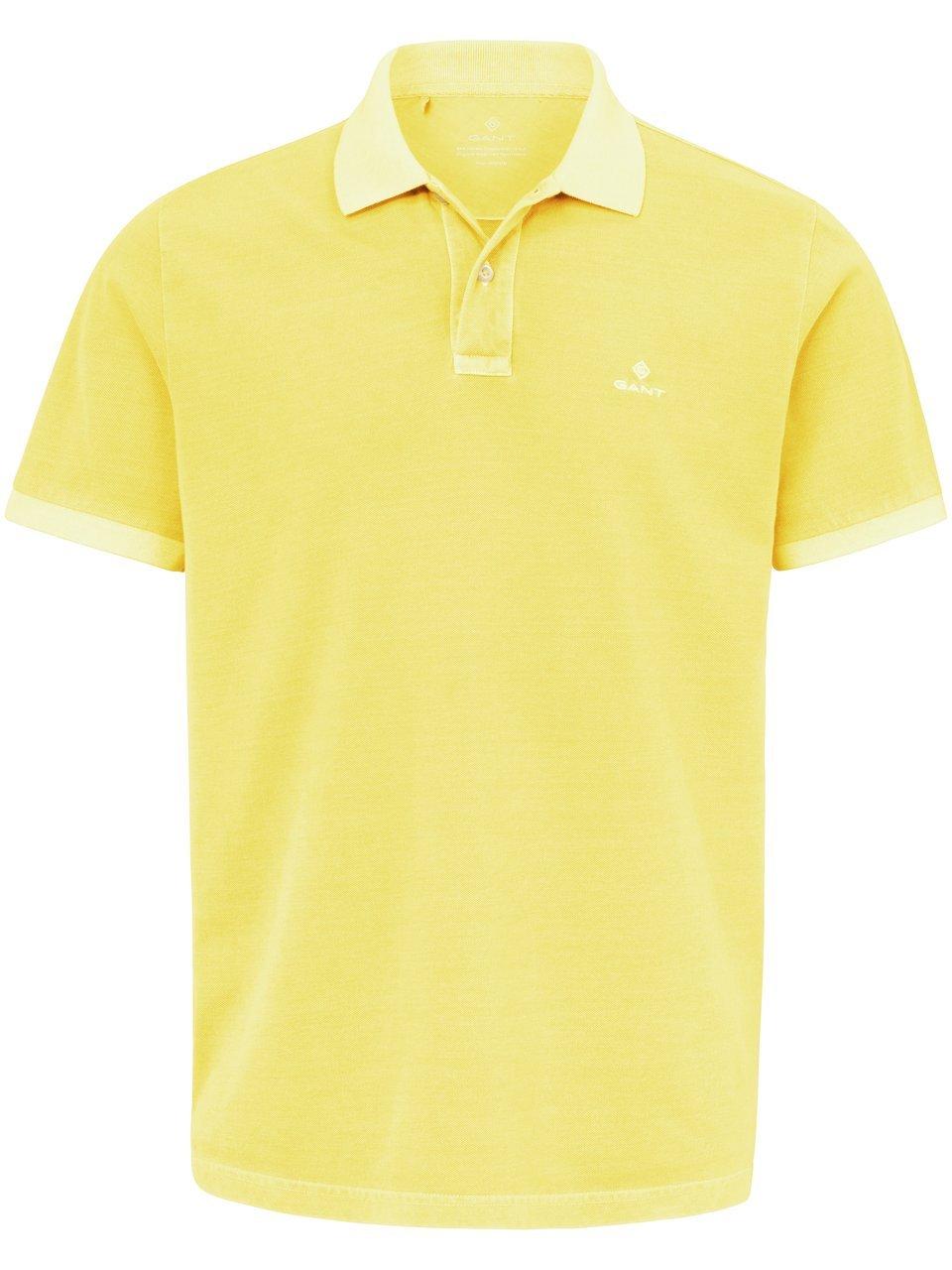 Gant - Sunfaded Polo Geel - Regular-fit - Heren Poloshirt Maat L