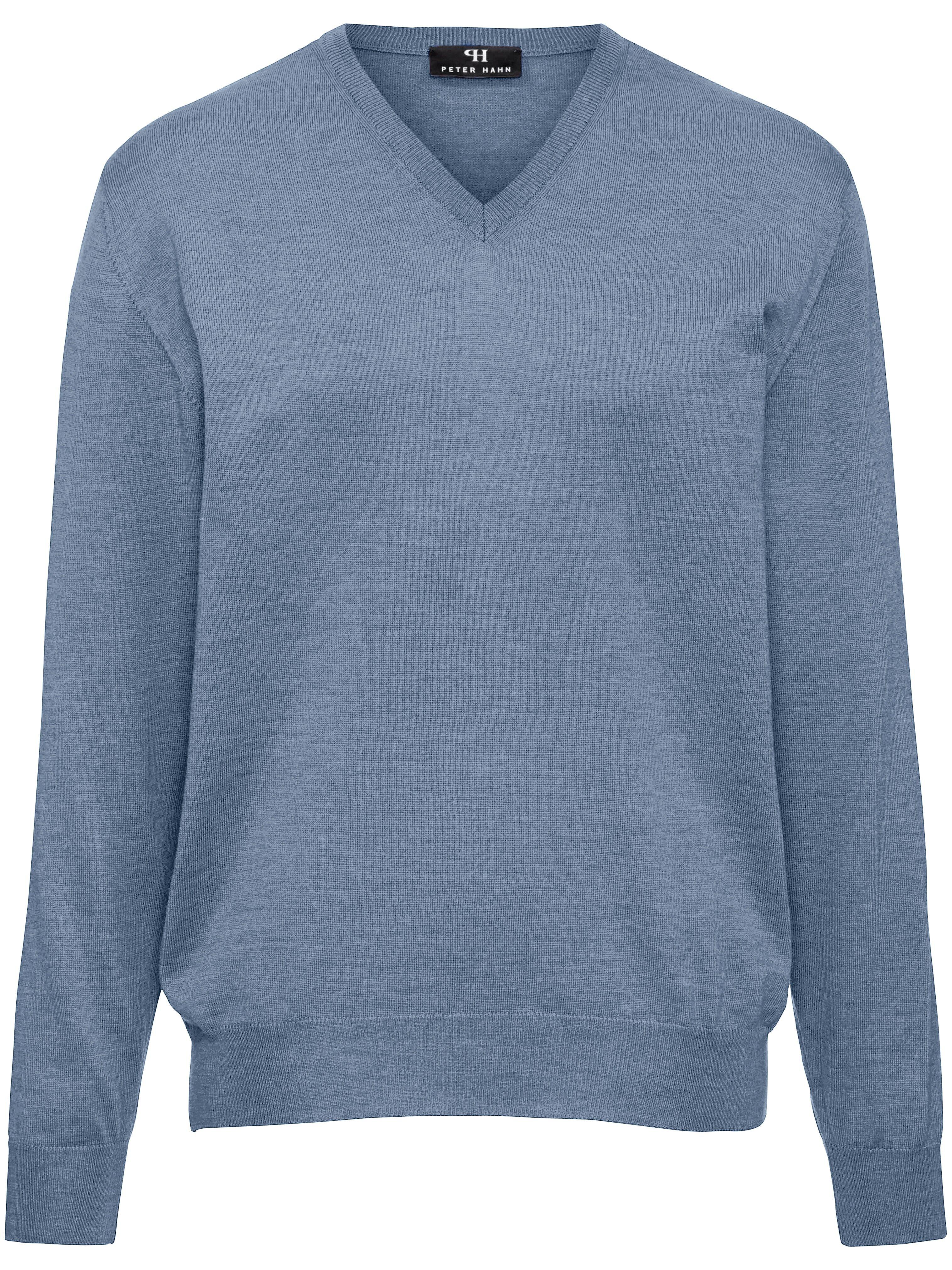 Peter Hahn - V-Pullover aus 100% Schurwolle-Merino extrafein