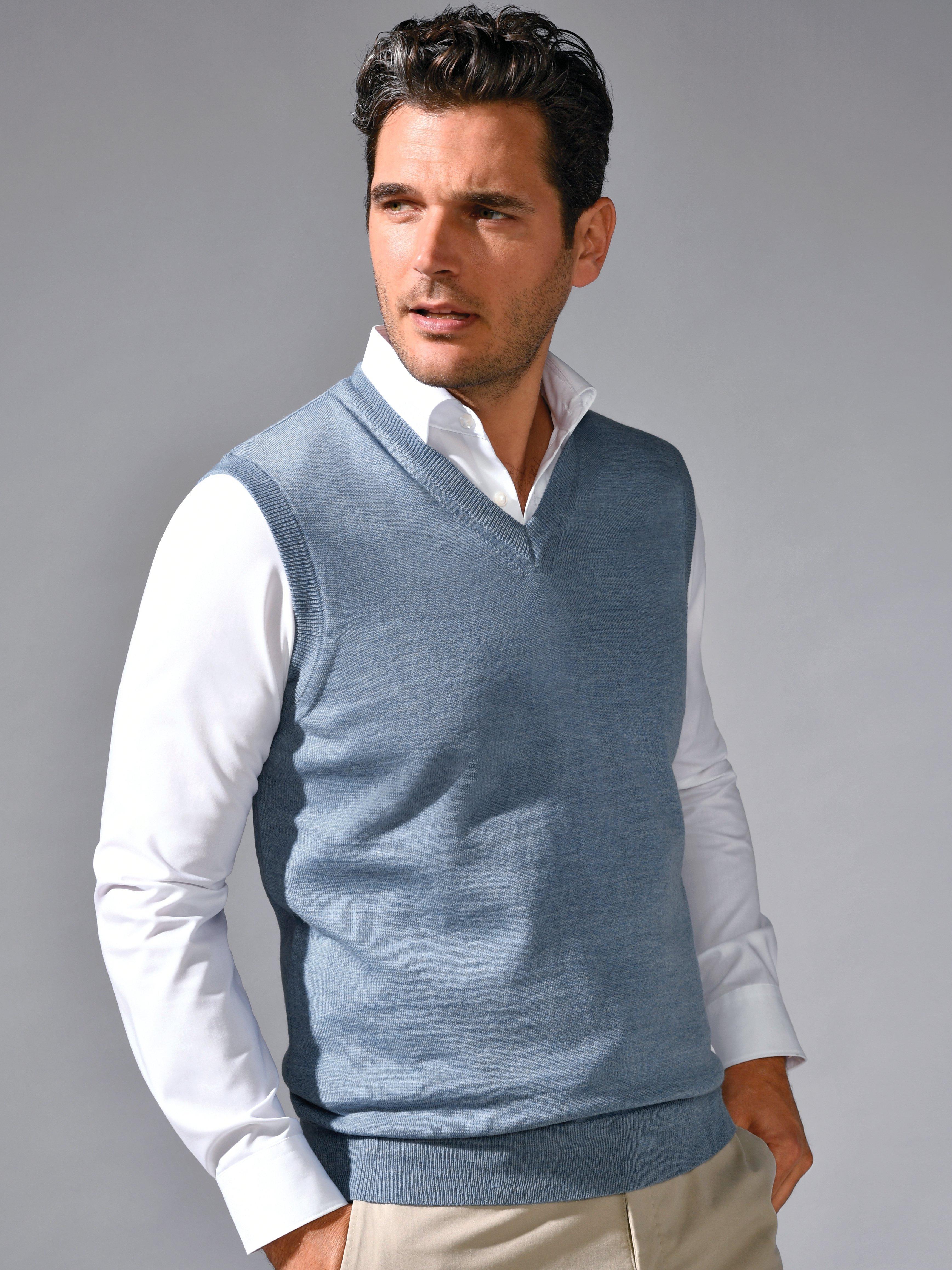 Peter Hahn - Pullunder Rolf aus 100% Schurwolle-Merino