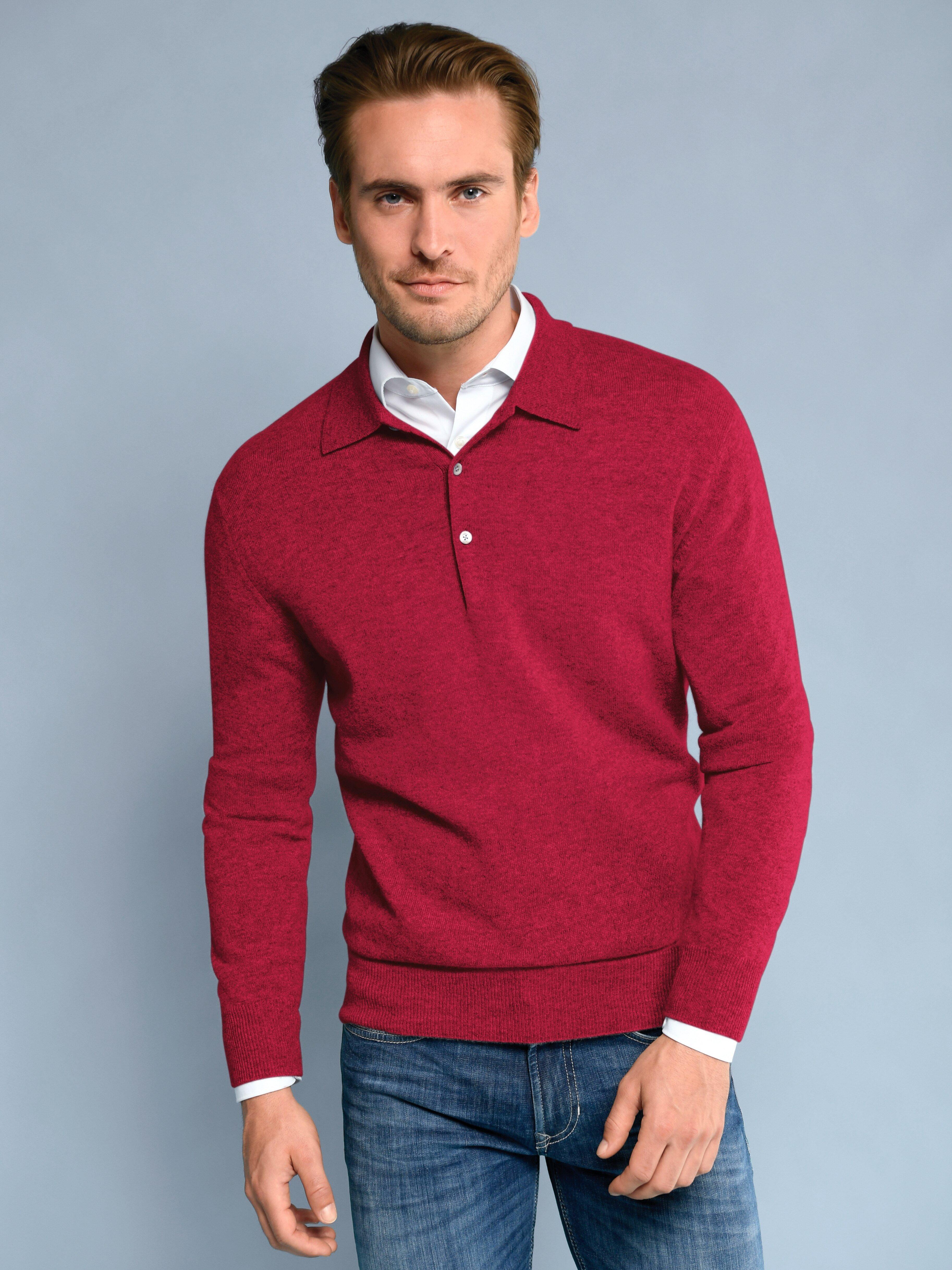 Peter Hahn - Polo-Pullover aus 100% Premium-Kaschmir