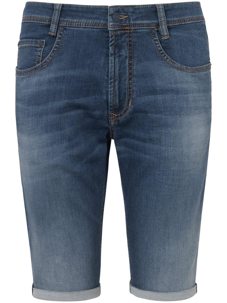 Bermuda in 5-pocketsmodel elastisch jogg-denim Van Mac denim