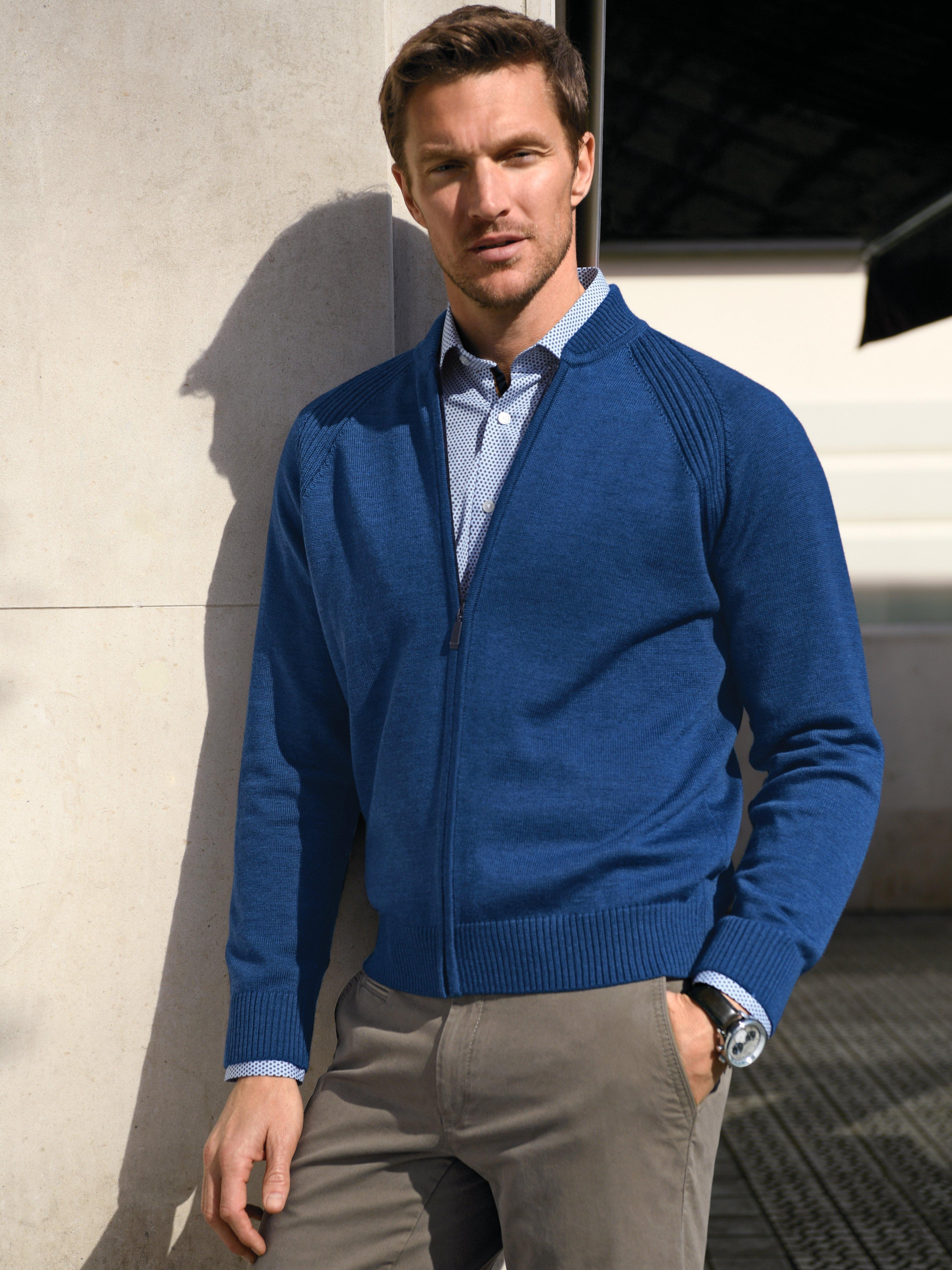 Peter Hahn - Strickjacke mit Stehkragen