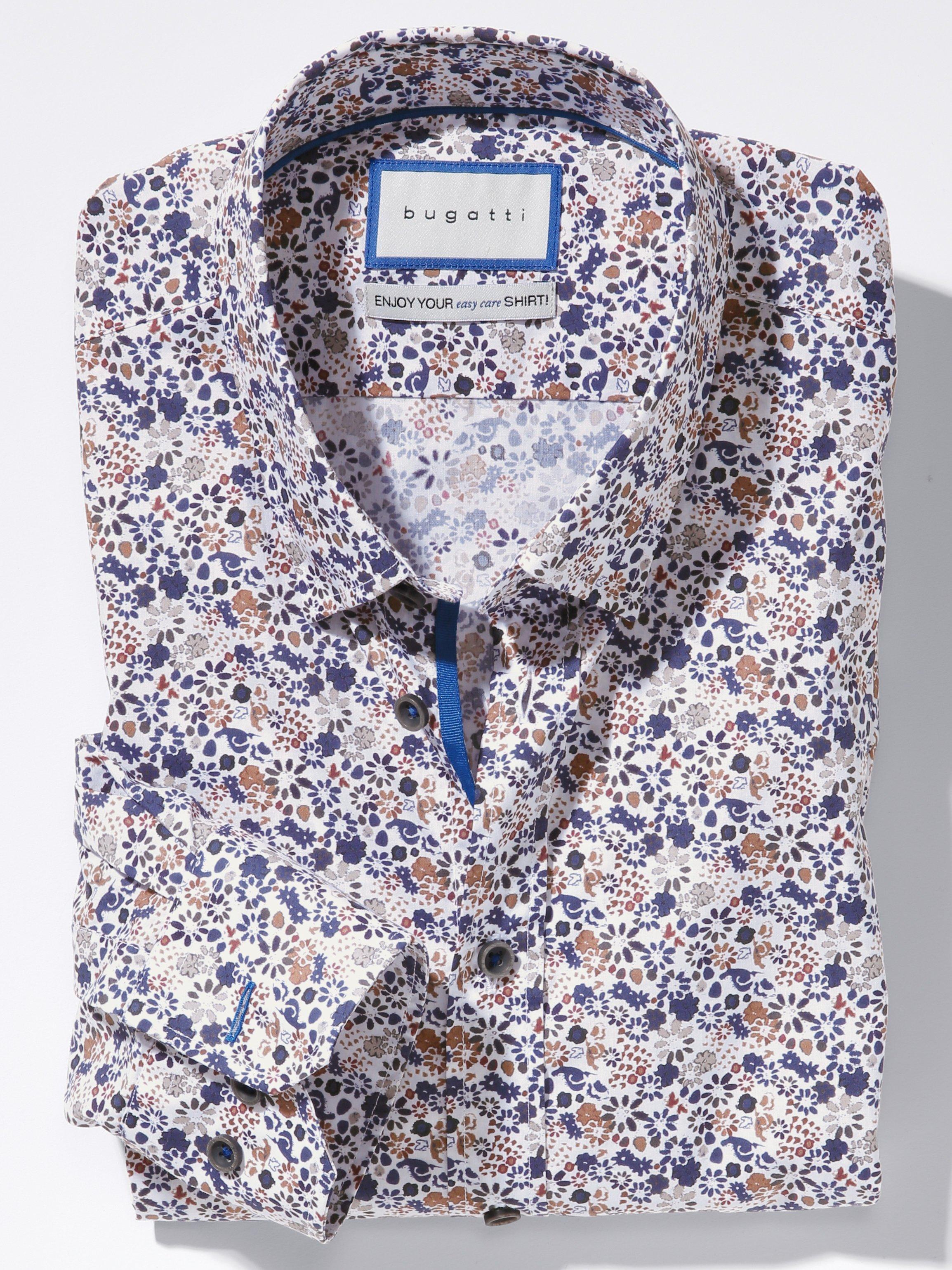 Bugatti - Hemd mit Under-Button-Down-Kragen