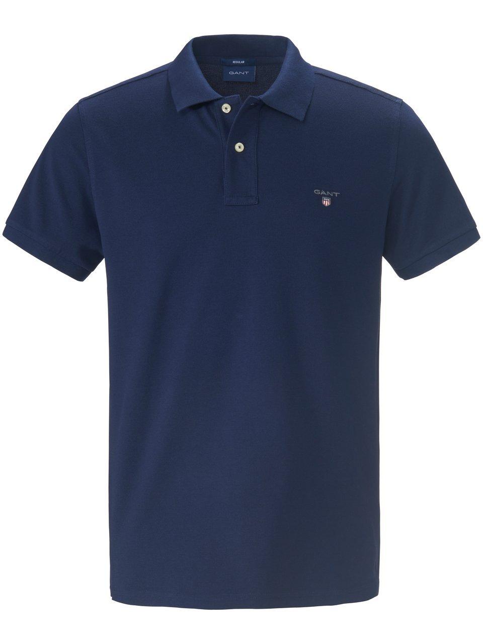 Poloshirt 100% katoen Van GANT blauw