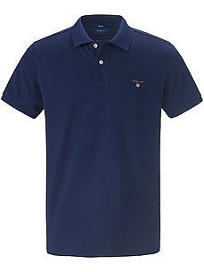 Polo Shirt Short Sleeves Gant Blue