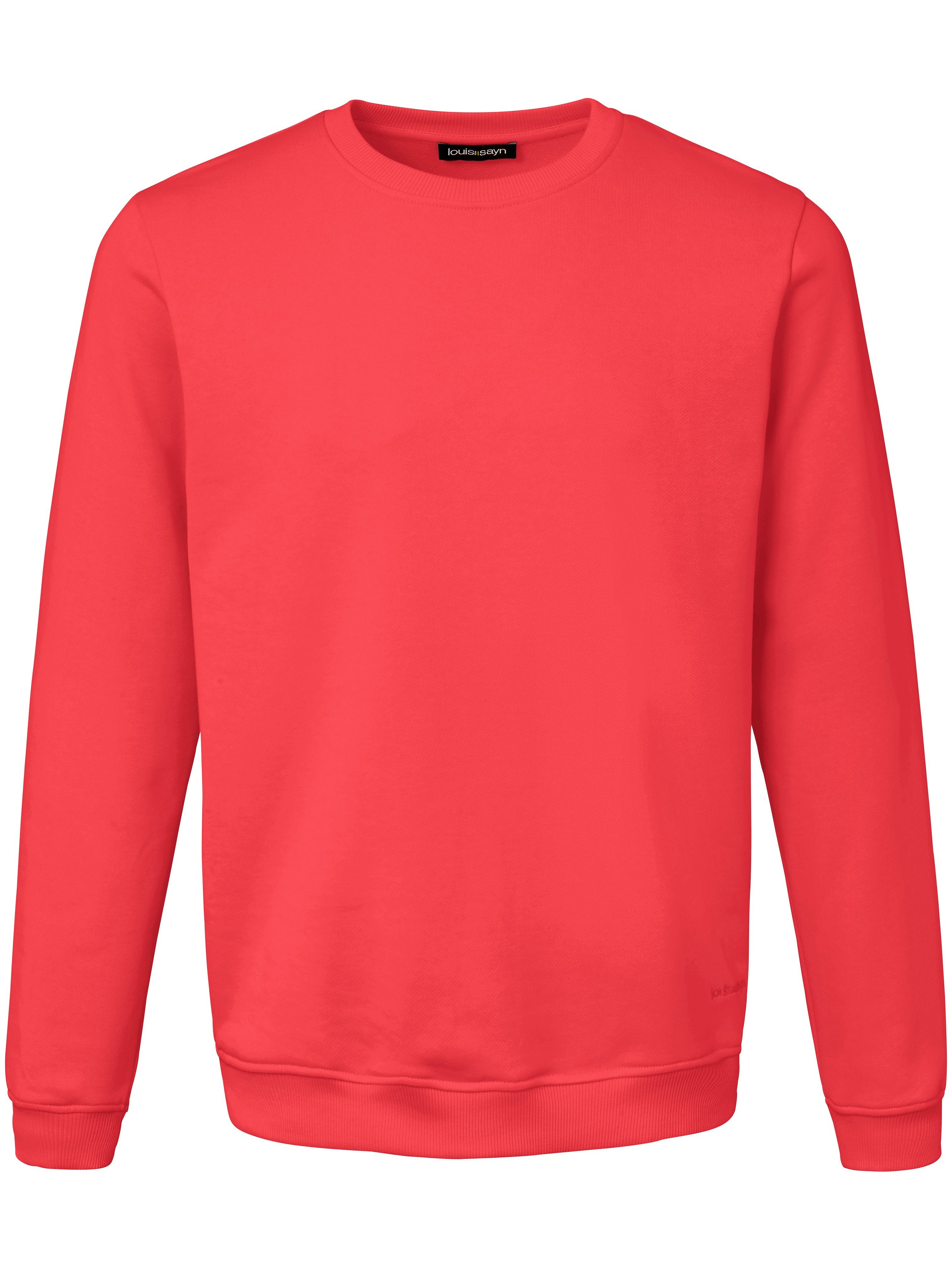Sweatshirt 100% katoen logoborduursel Van Louis Sayn roze