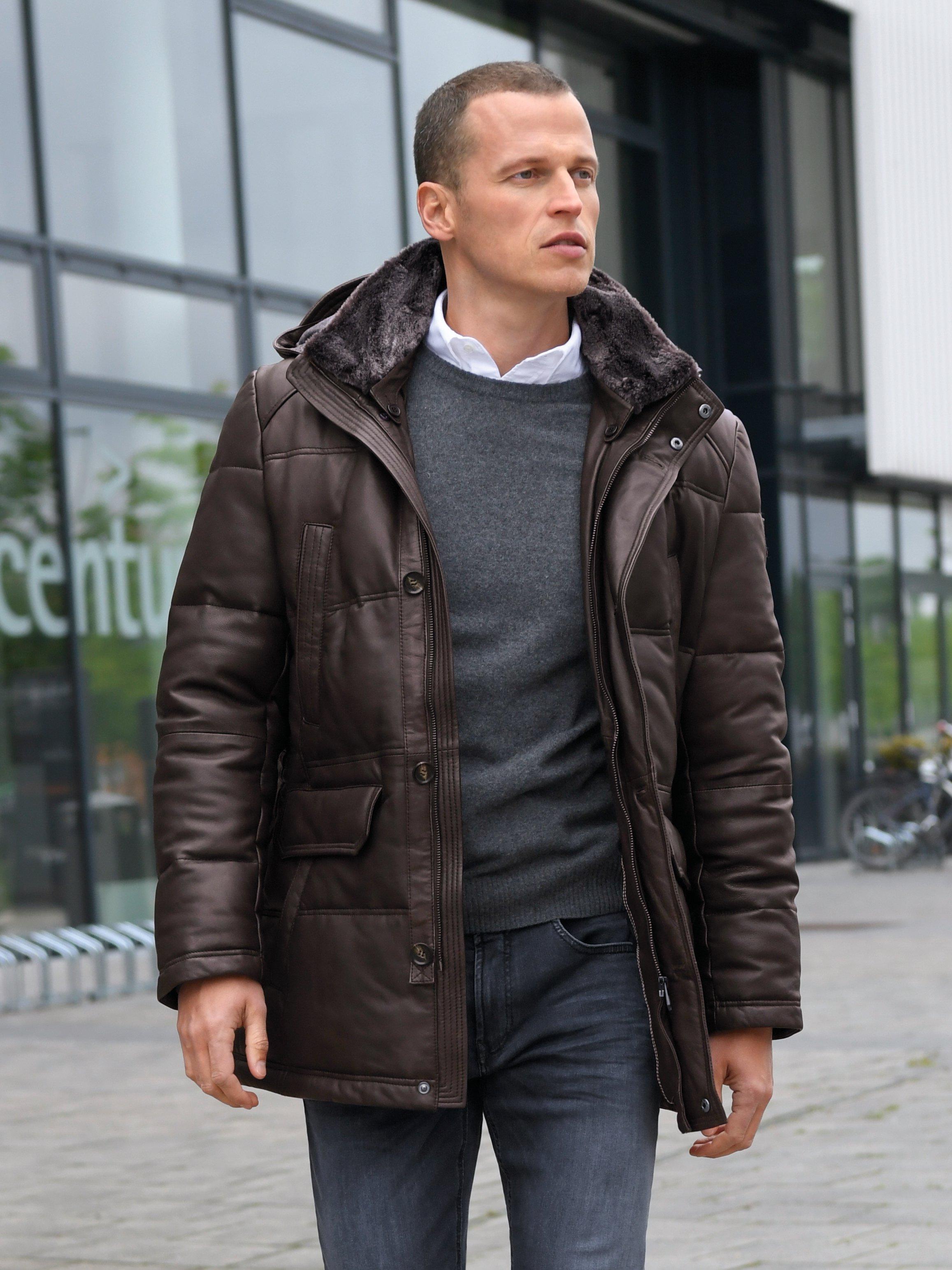 Milestone - Leder-Steppjacke