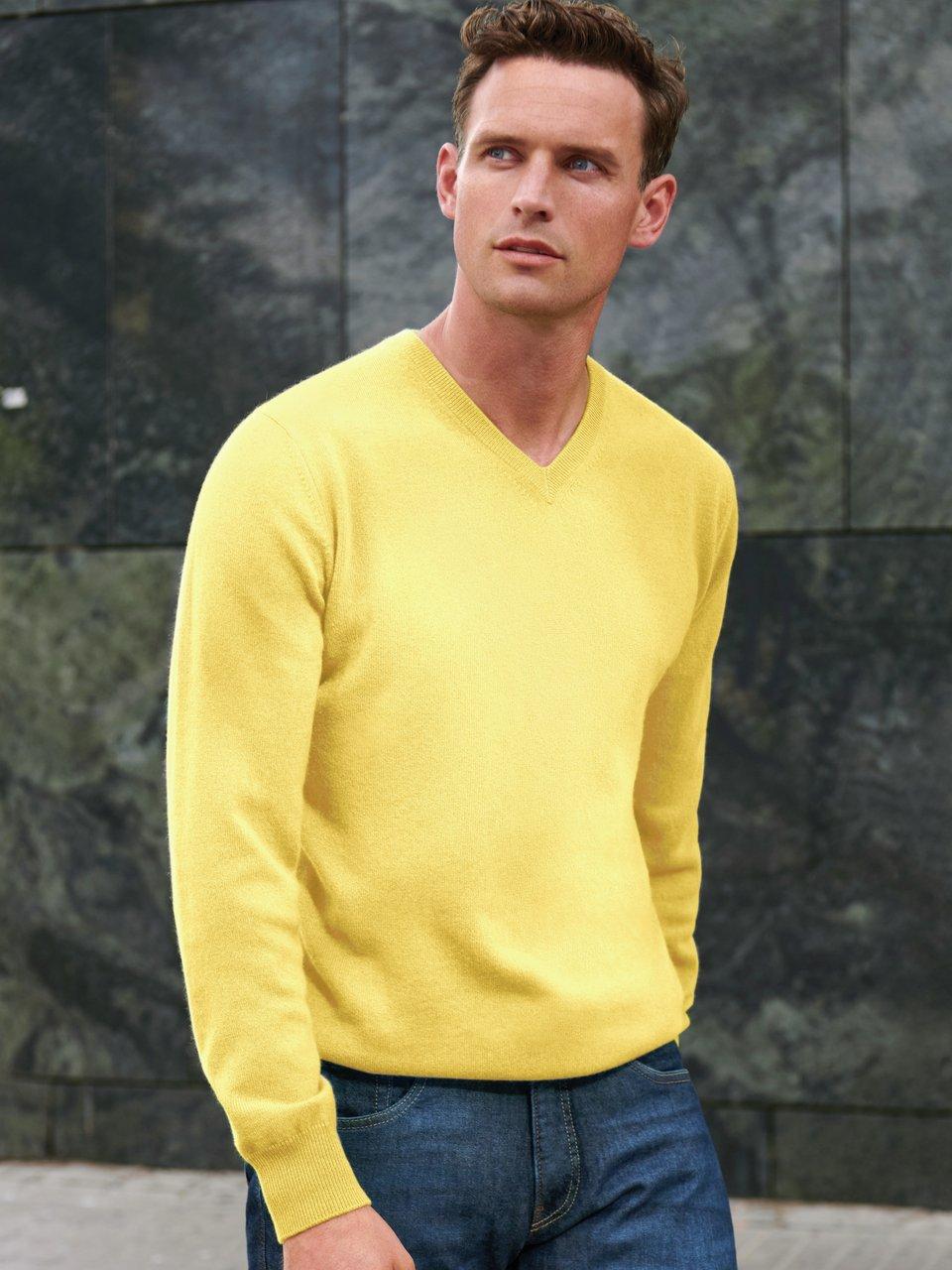 Peter Hahn Cashmere - V-Pullover aus 100% Premium-Kaschmir