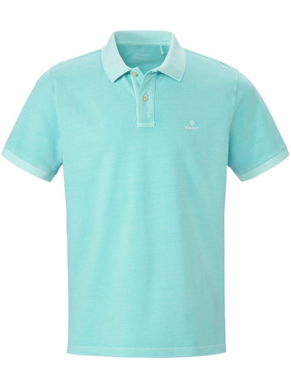 Poloshirt 100% katoen Van GANT turquoise