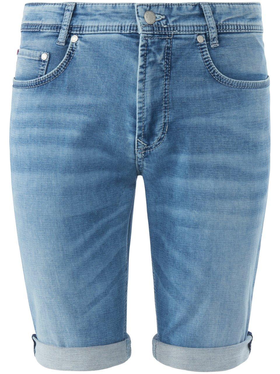 Bermuda in 5-pocketsmodel elastisch jogg-denim Van Mac denim