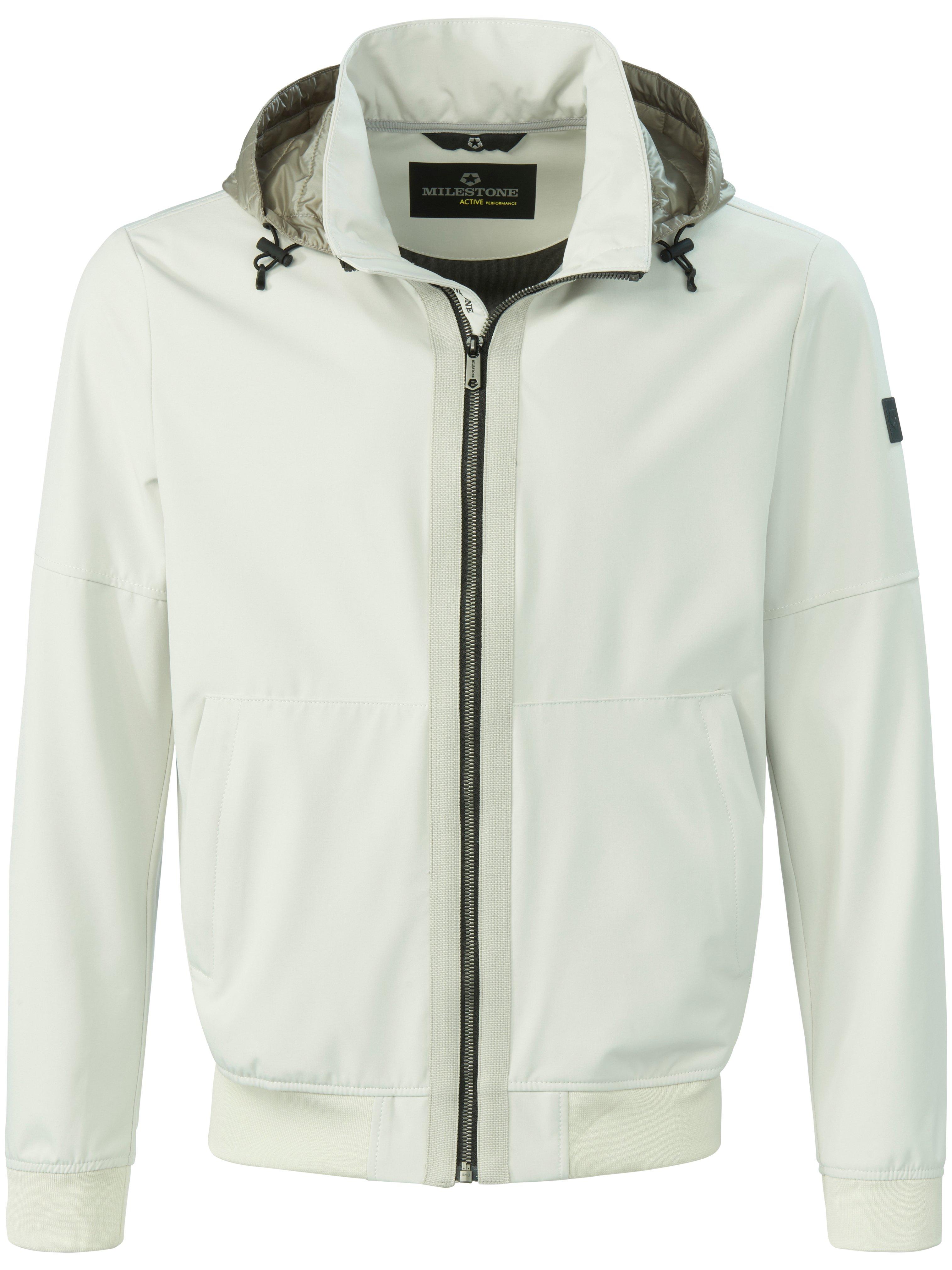 Softshell-blouson afneembare capuchon Van Milestone beige