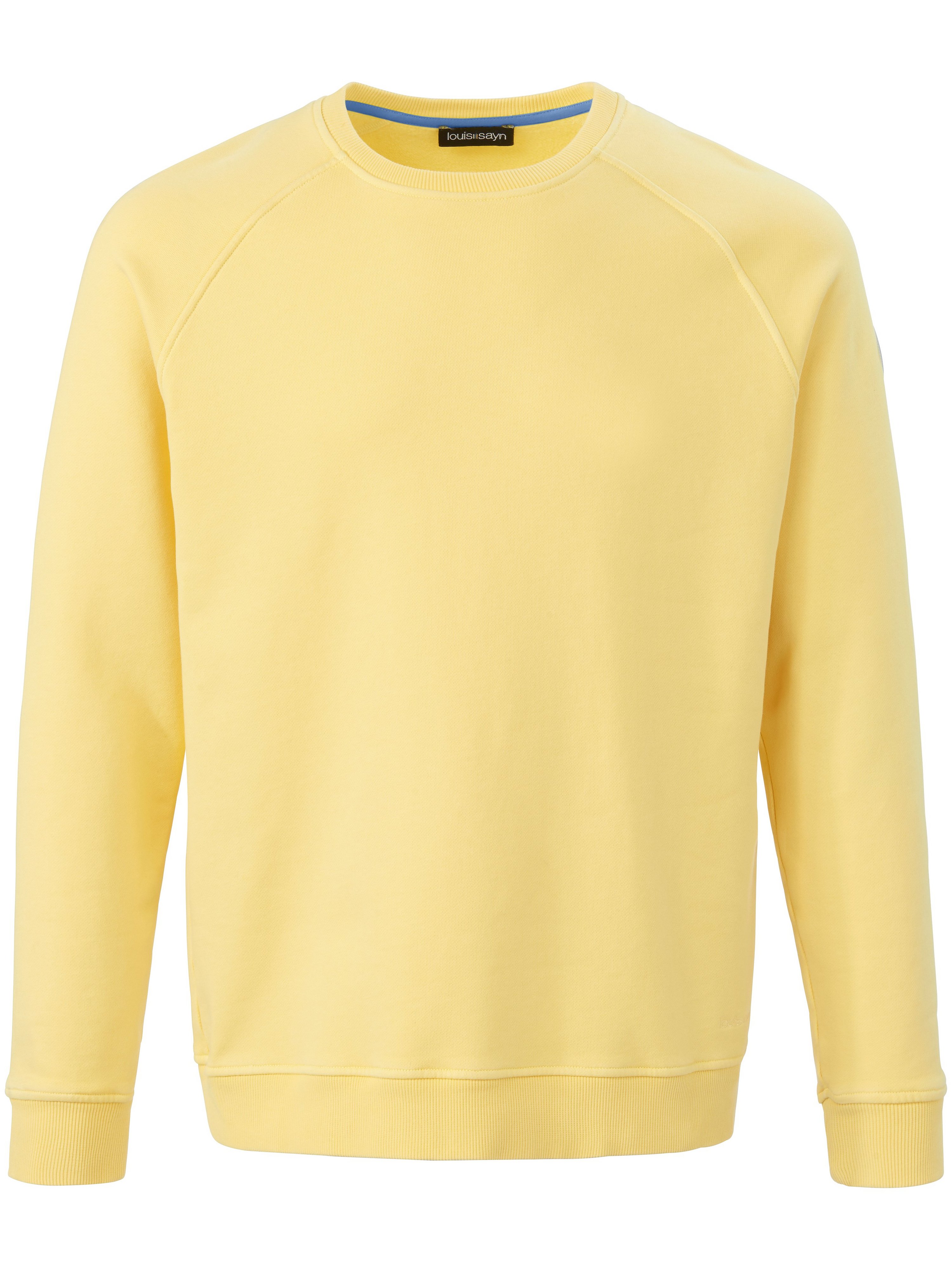 Sweatshirt 100% katoen raglanmouwen Van Louis Sayn geel